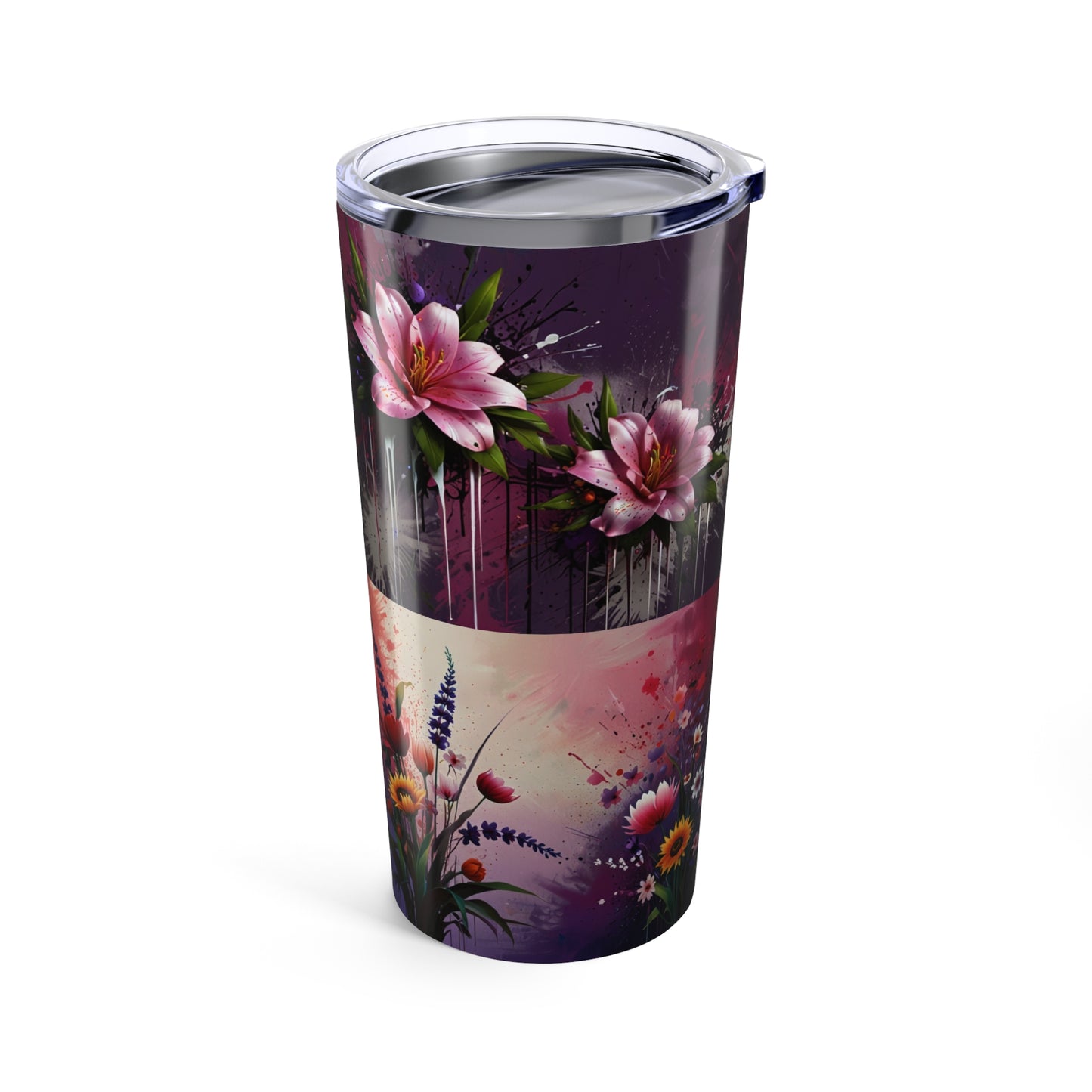 flower design Tumbler 20oz #2 Printify