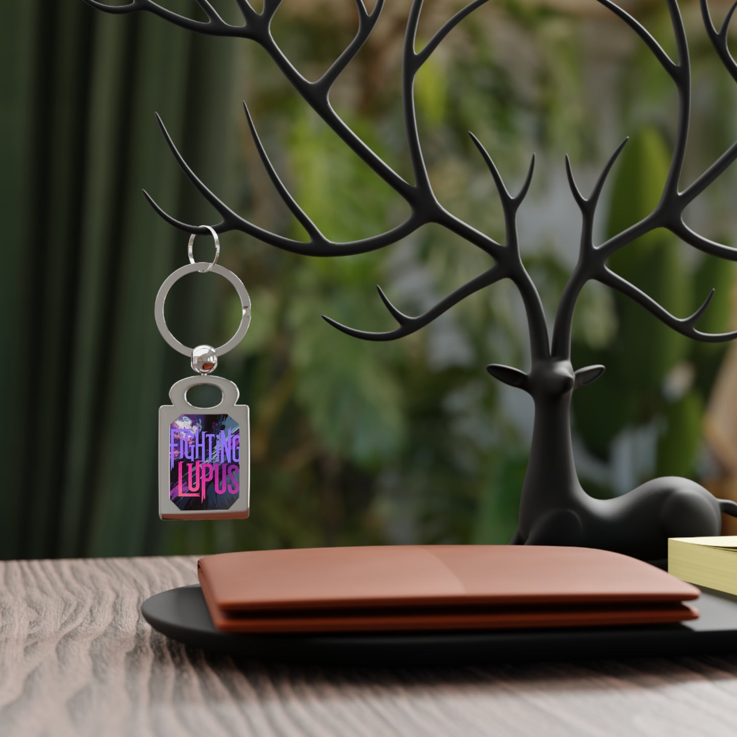 lupus key ring Printify