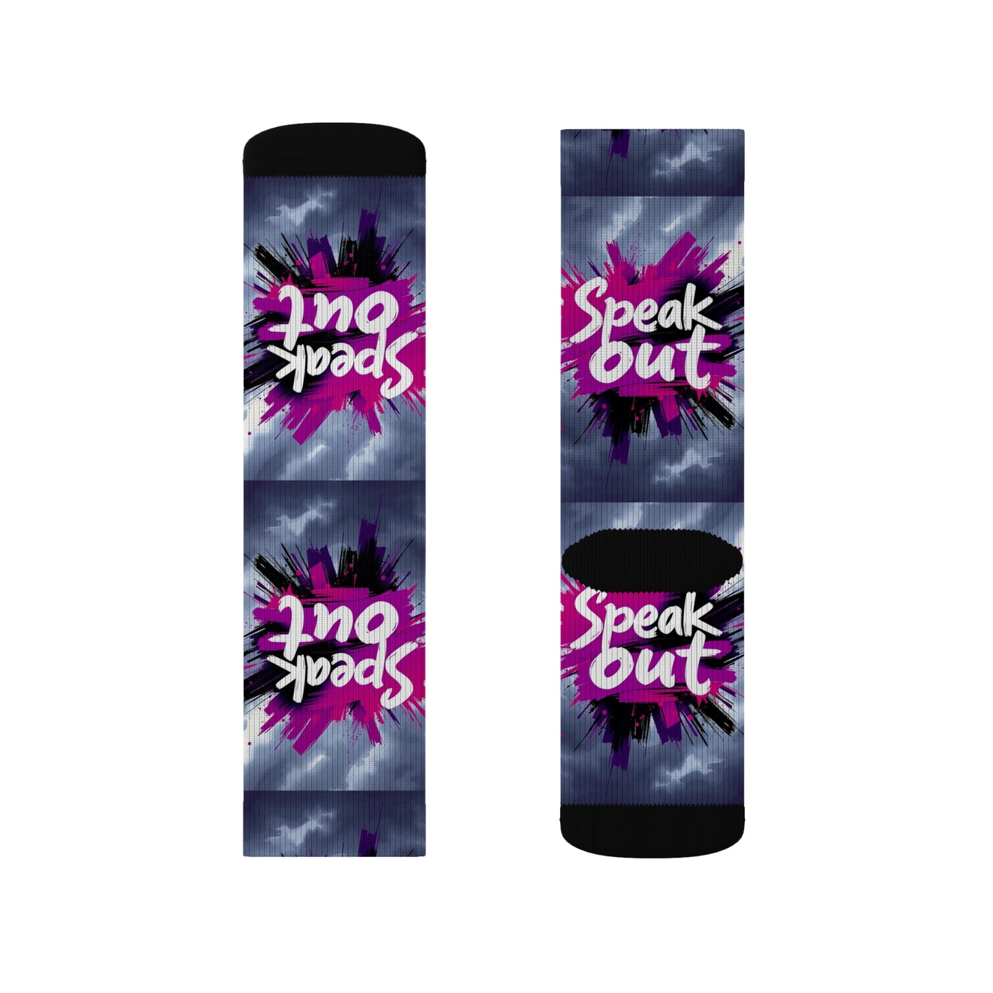 domestic violence Socks Printify