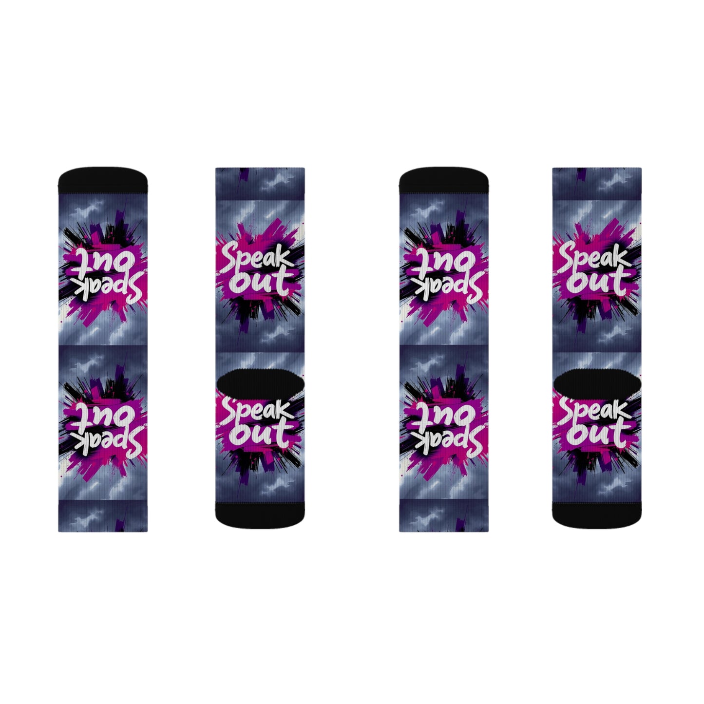 domestic violence Socks Printify