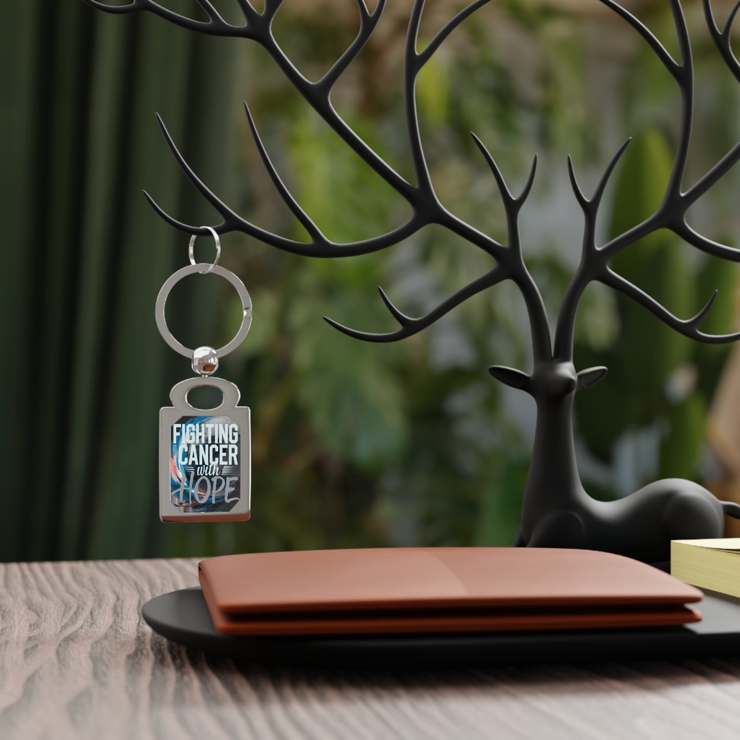 fighting cancer Keyring Printify