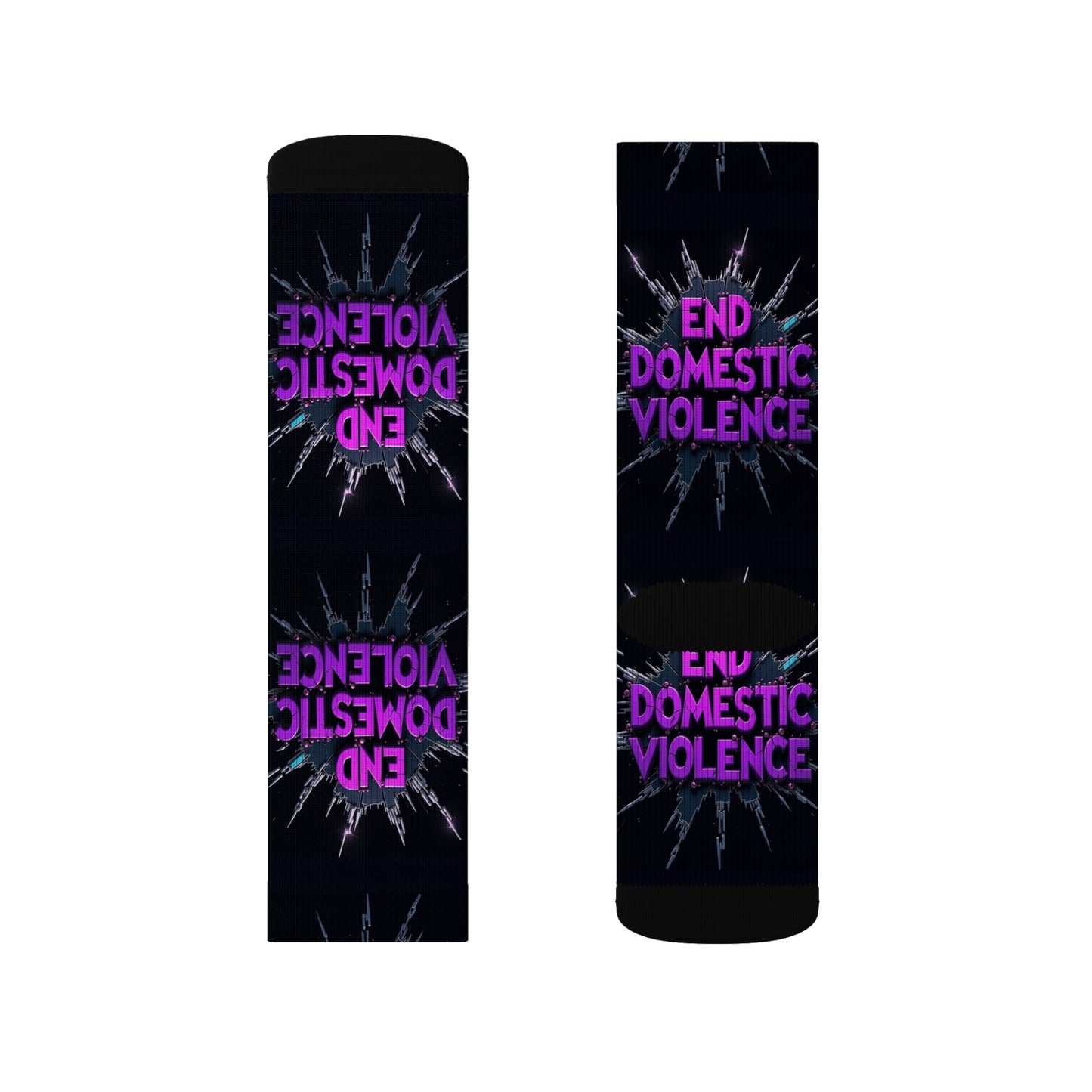 domestic violence Socks #3 Printify