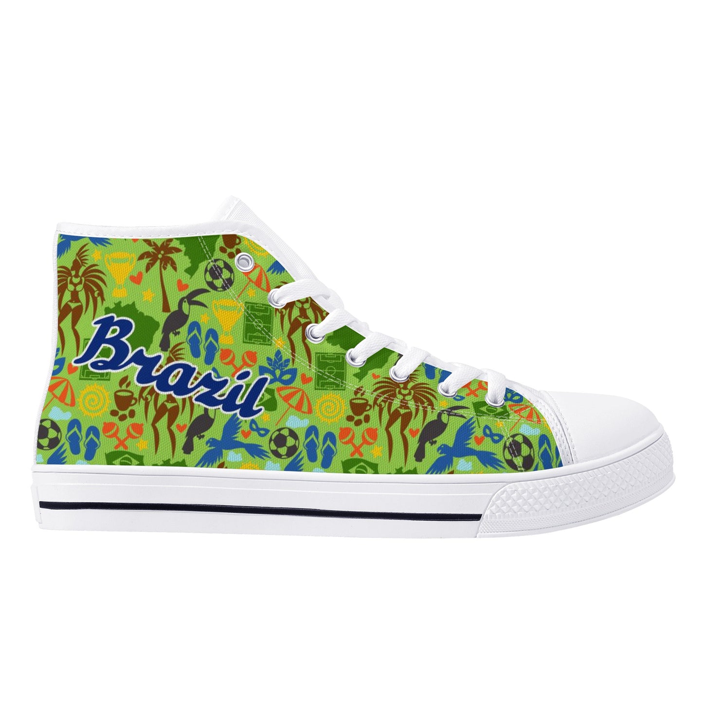 Mens High Top Canvas Shoes popcustoms
