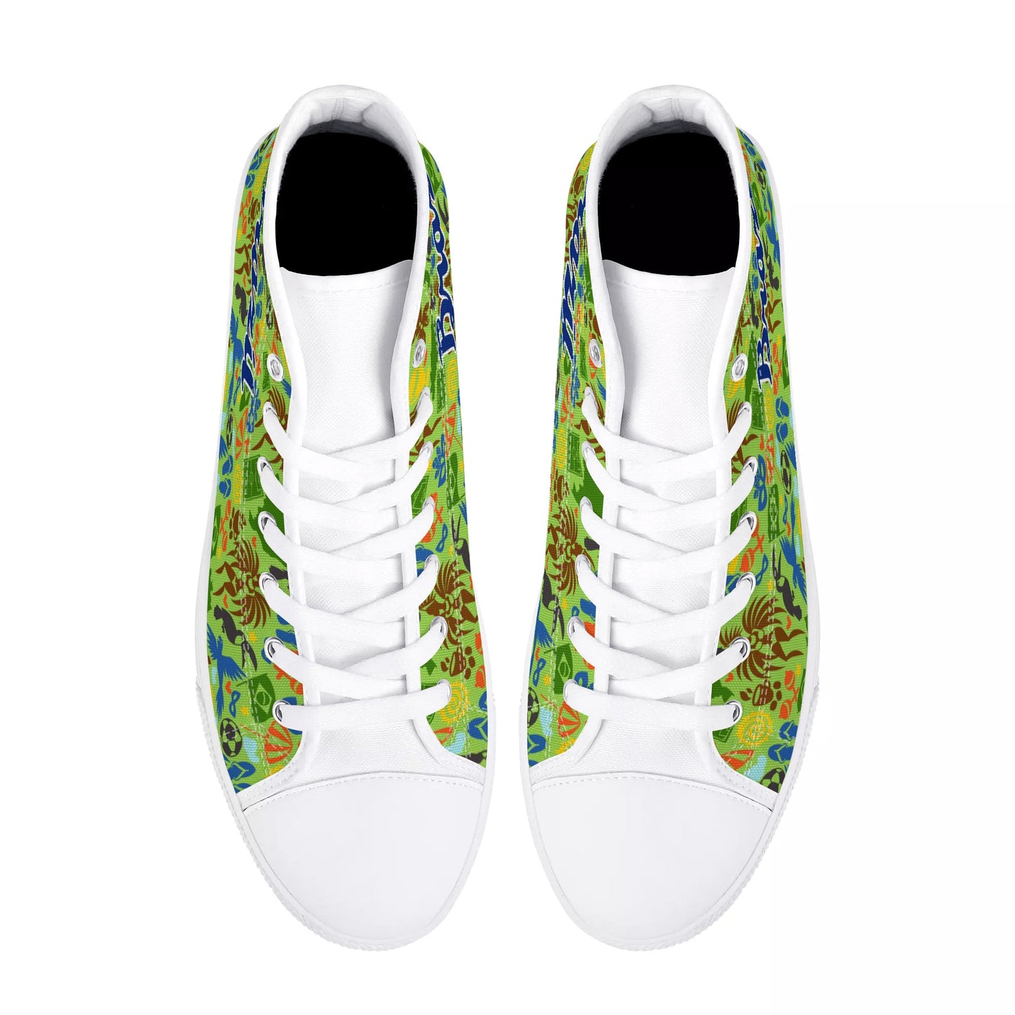 Mens High Top Canvas Shoes popcustoms