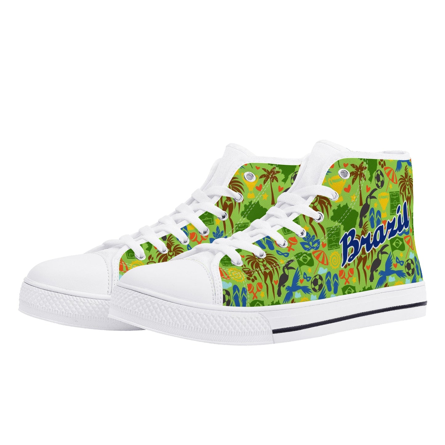 Mens High Top Canvas Shoes popcustoms
