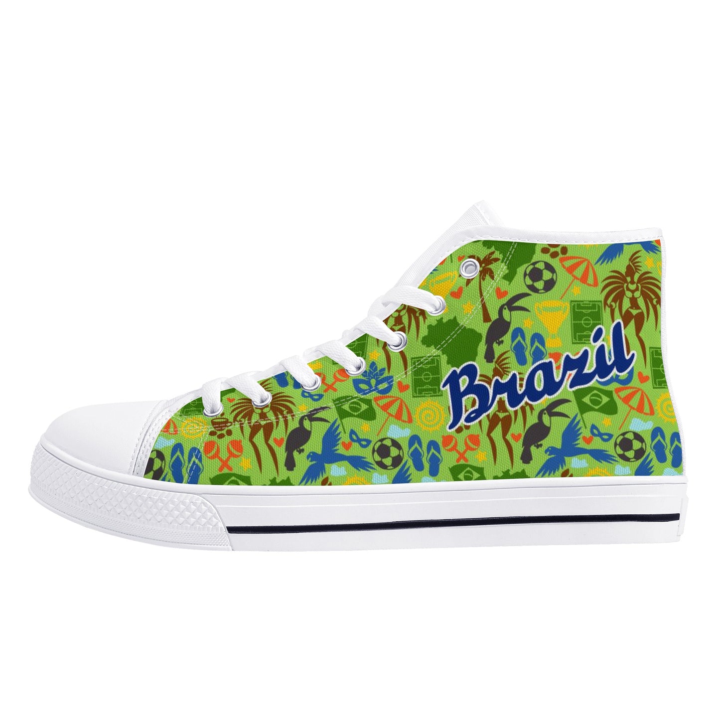 Mens High Top Canvas Shoes popcustoms