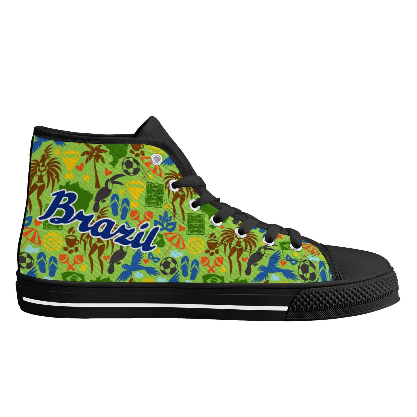 Mens High Top Canvas Shoes popcustoms