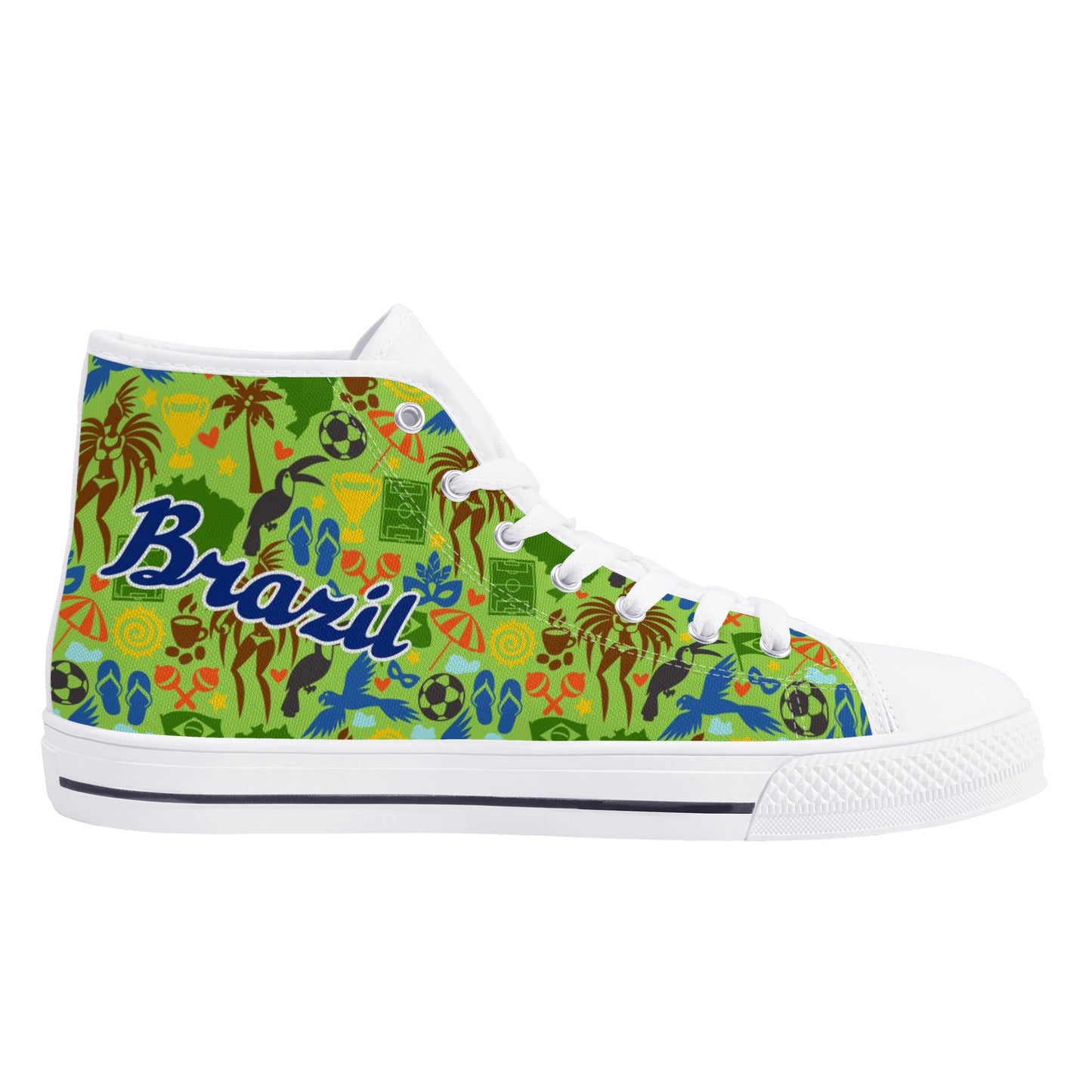 Mens High Top Canvas Shoes popcustoms