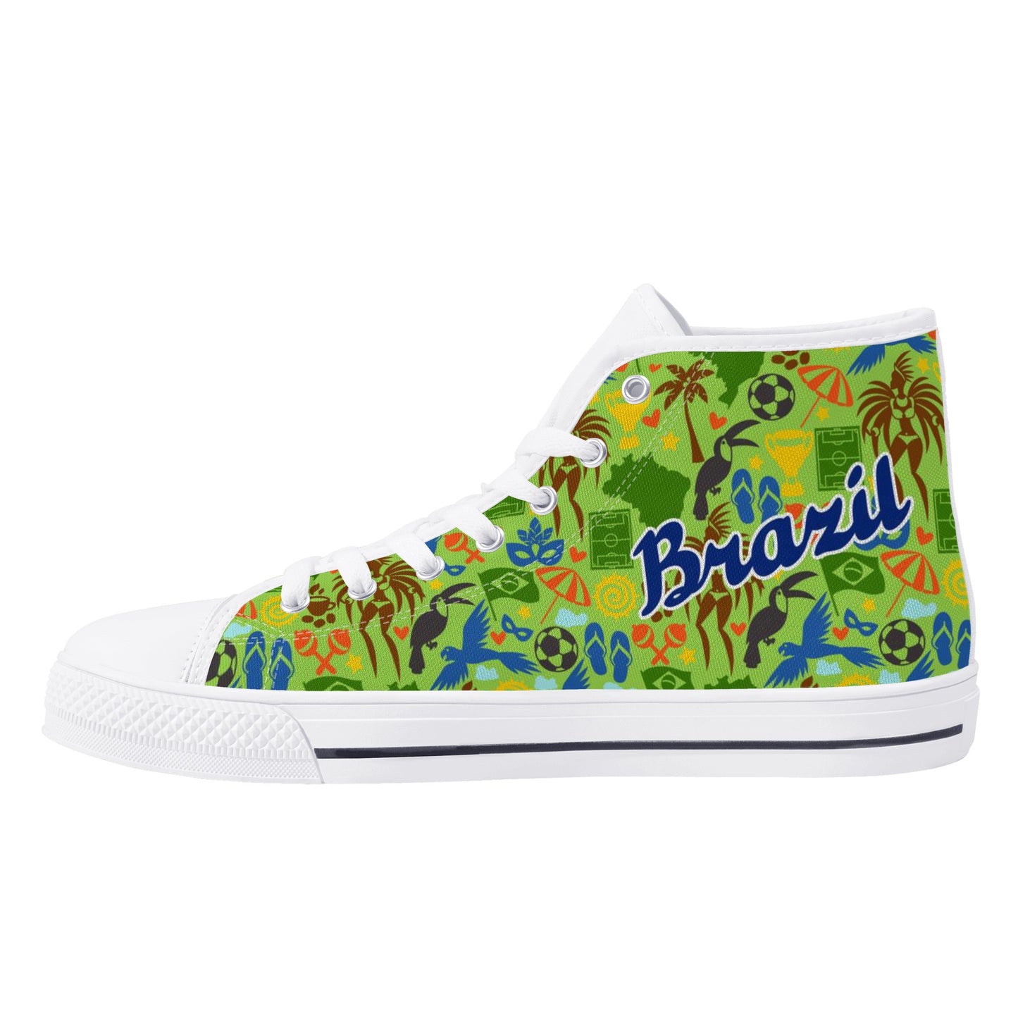 Mens High Top Canvas Shoes popcustoms