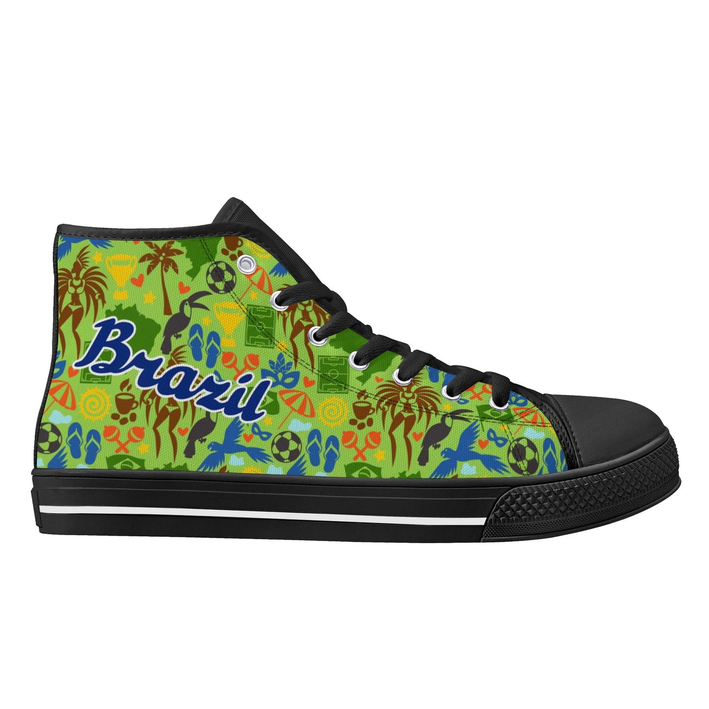 Mens High Top Canvas Shoes popcustoms