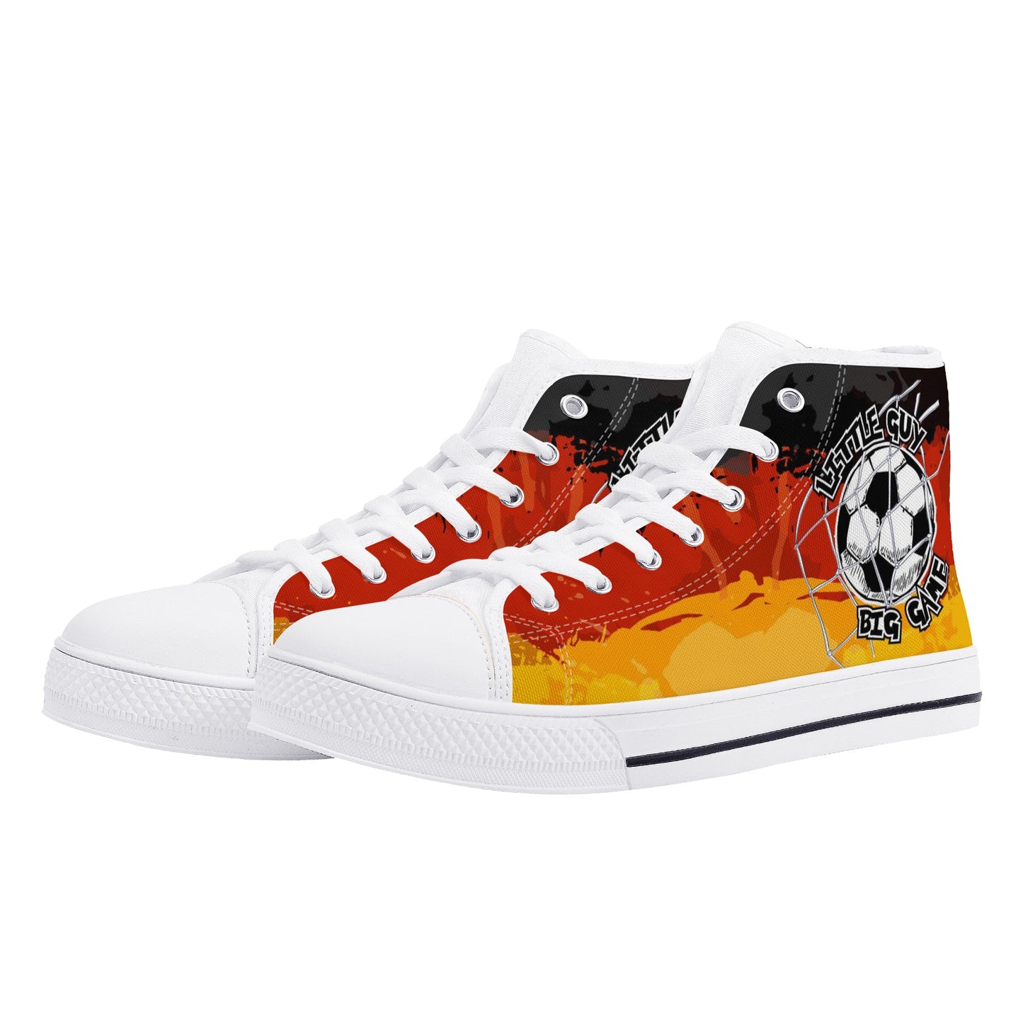 Mens High Top Canvas Shoes - Canvas Graffitti