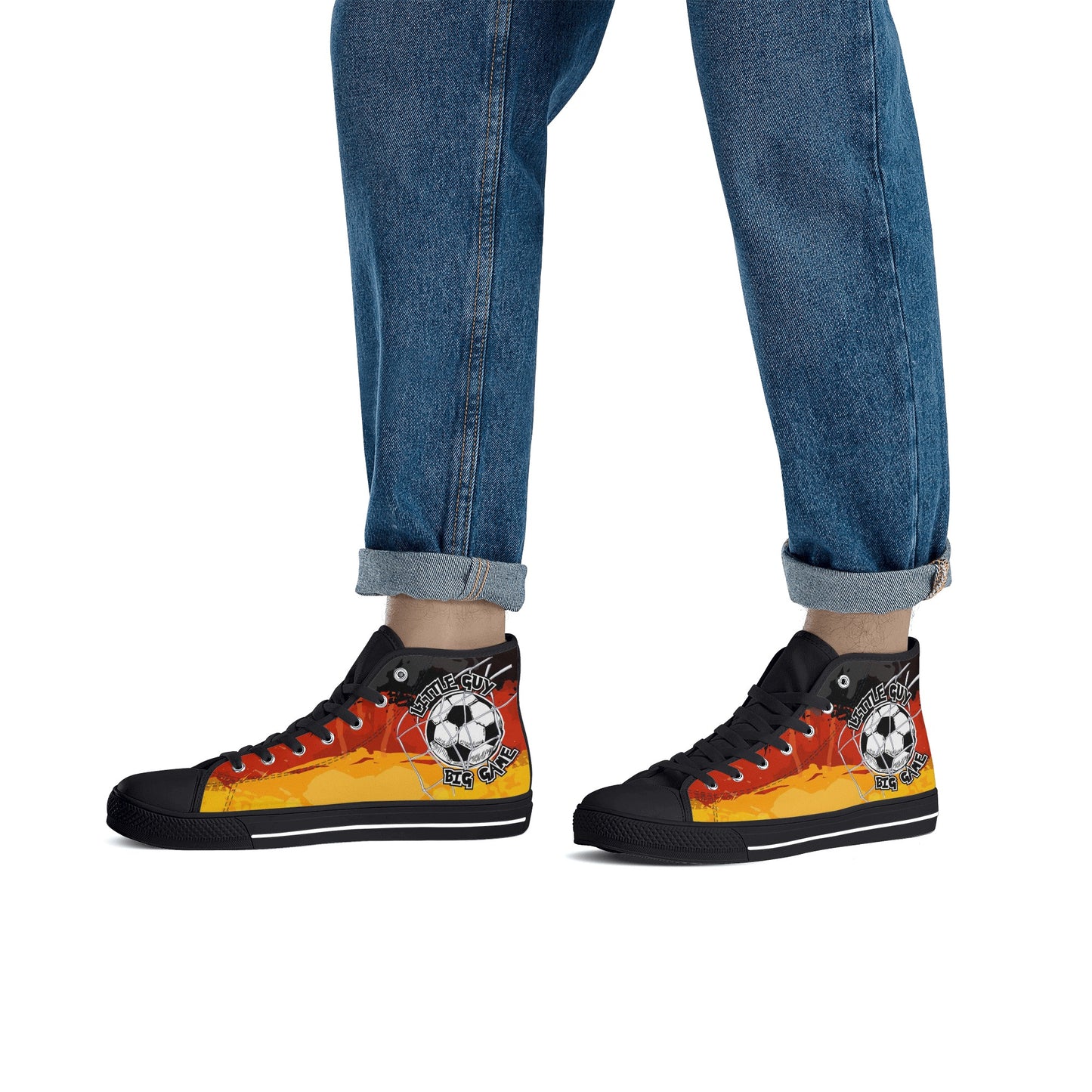 Mens High Top Canvas Shoes popcustoms