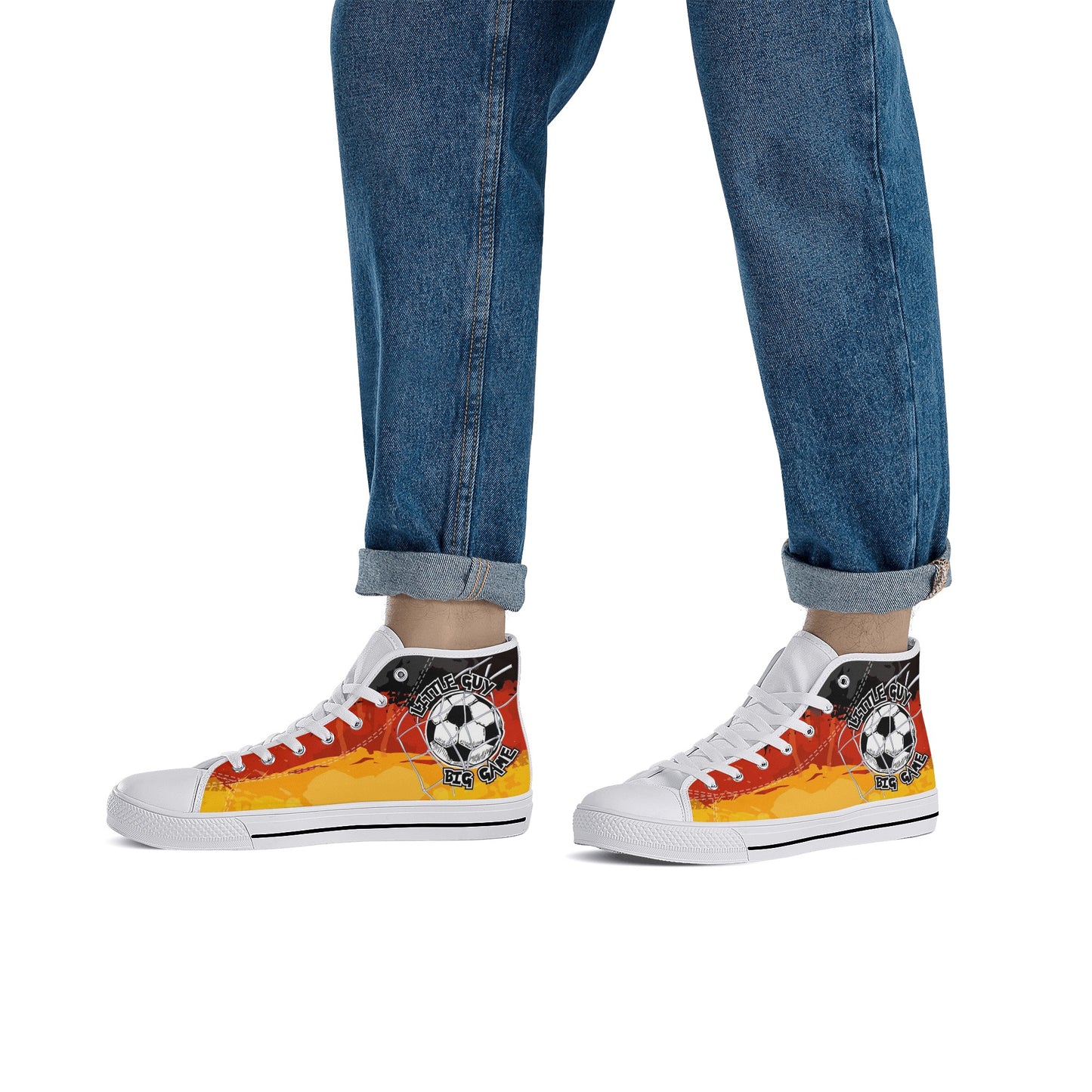 Mens High Top Canvas Shoes popcustoms