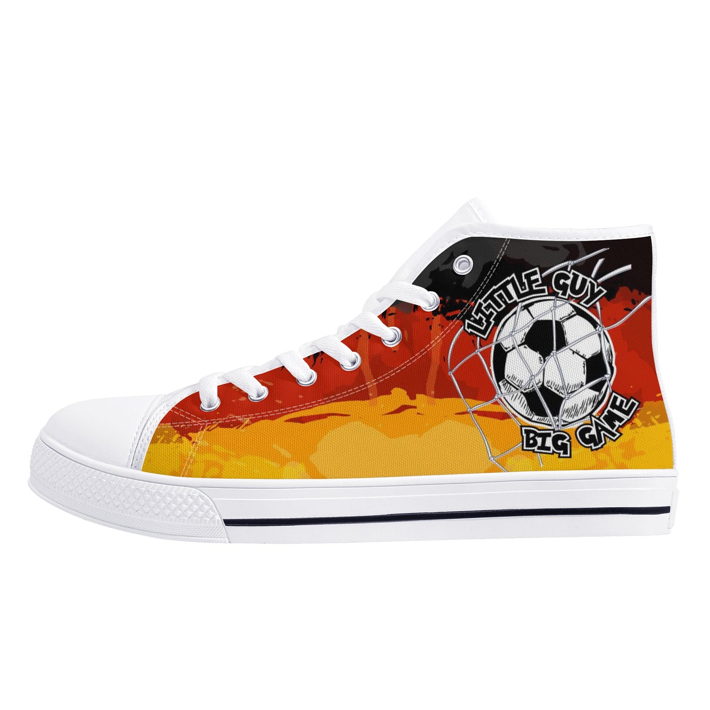 Mens High Top Canvas Shoes - Canvas Graffitti