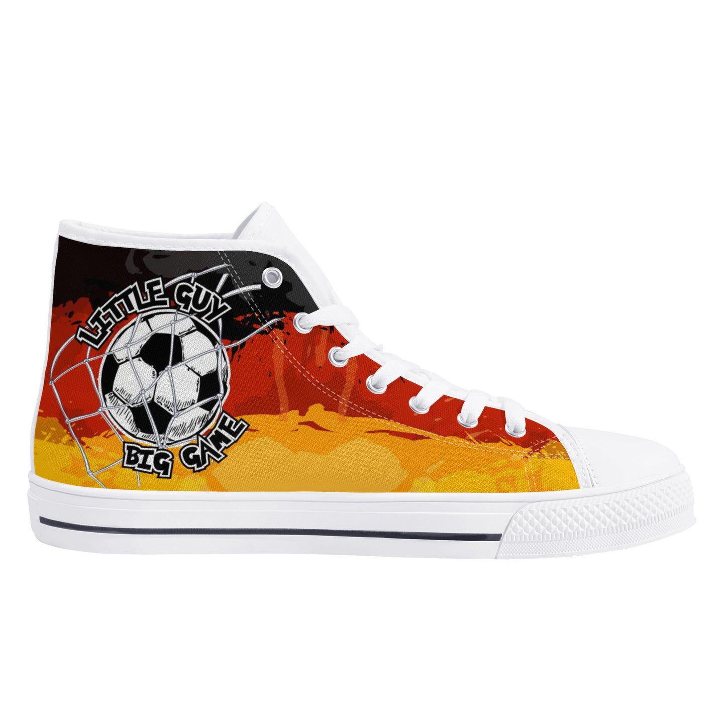 Mens High Top Canvas Shoes - Canvas Graffitti