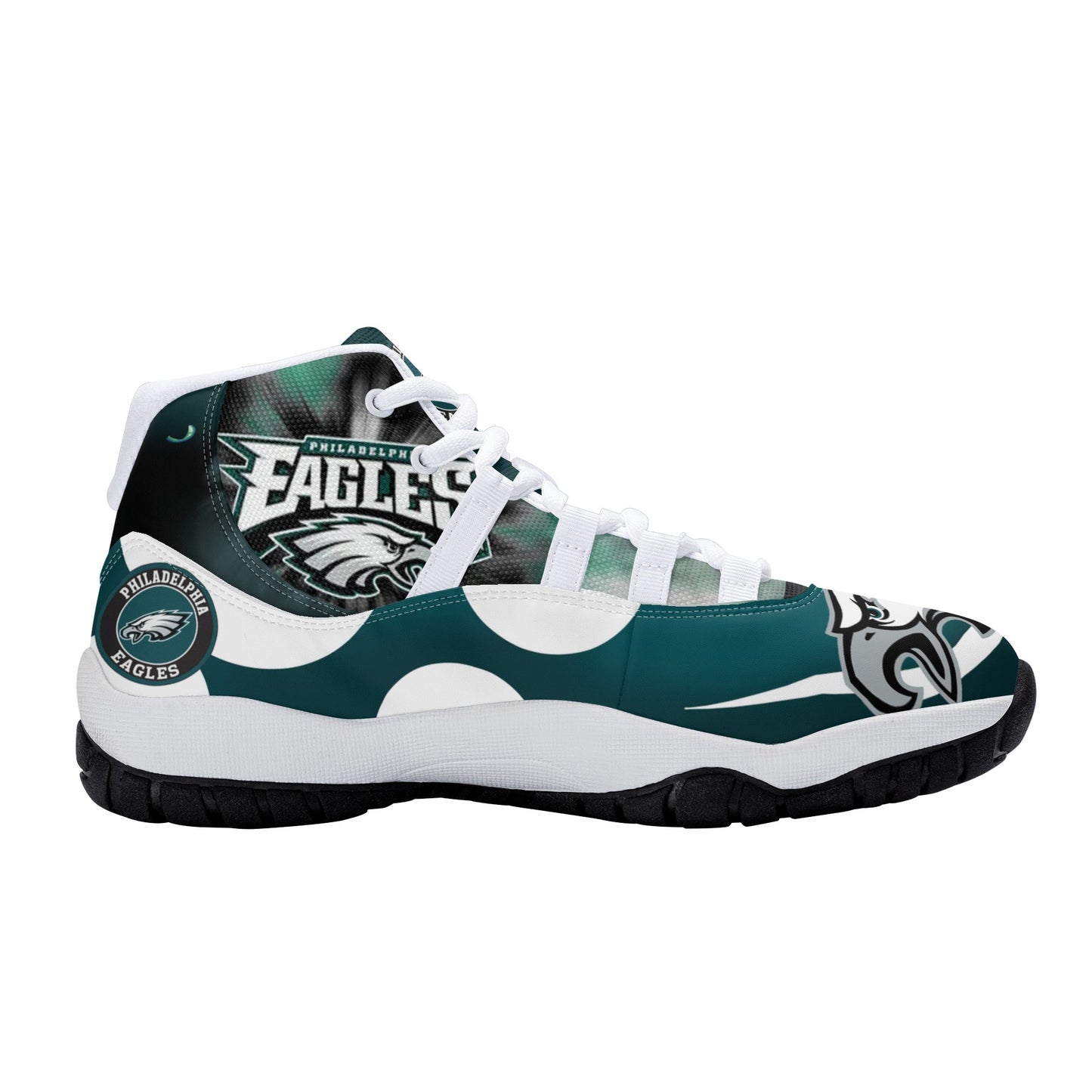 Mens High Top Retro Basketball Sneakers - Canvas Graffitti