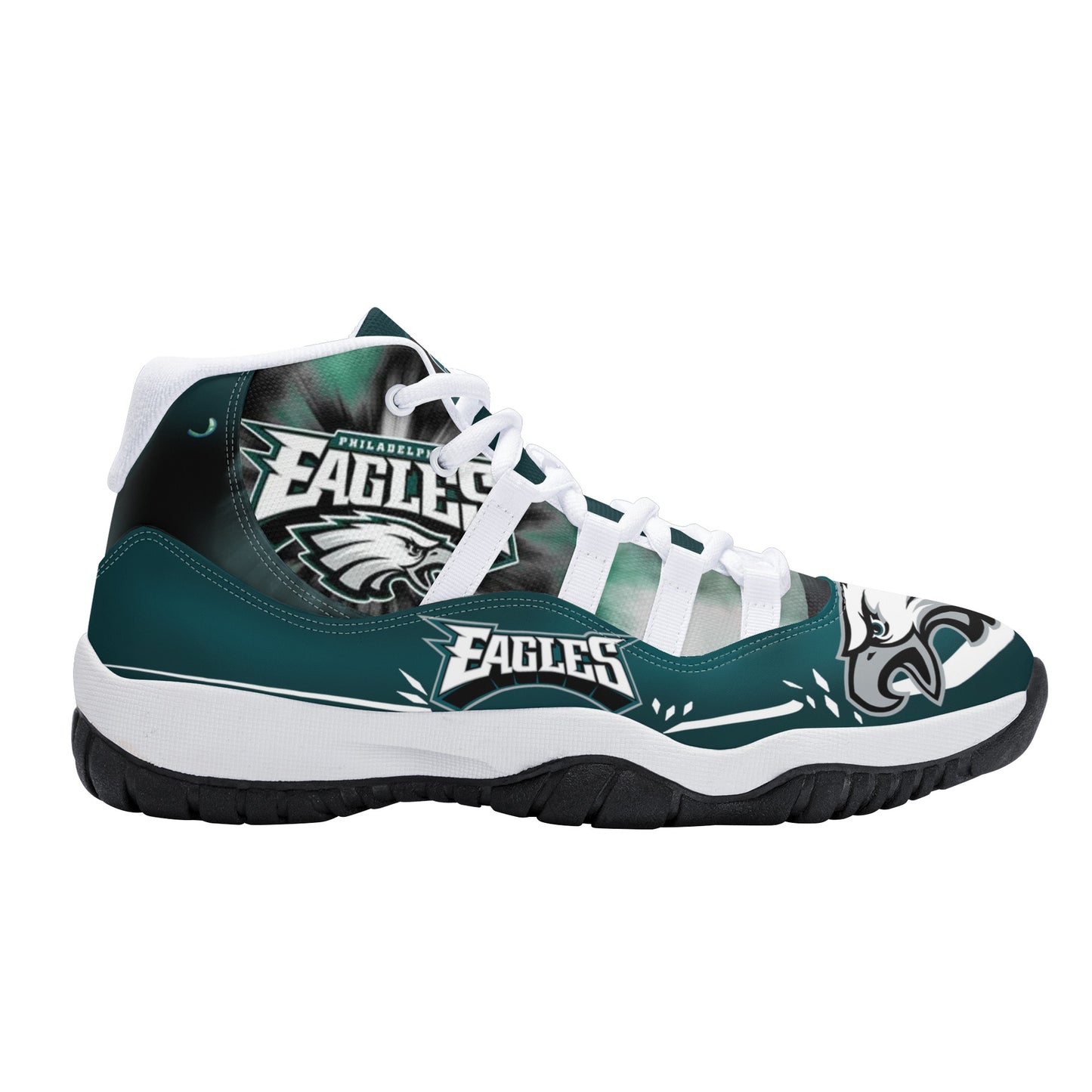 Mens High Top Retro Basketball Sneakers - Canvas Graffitti