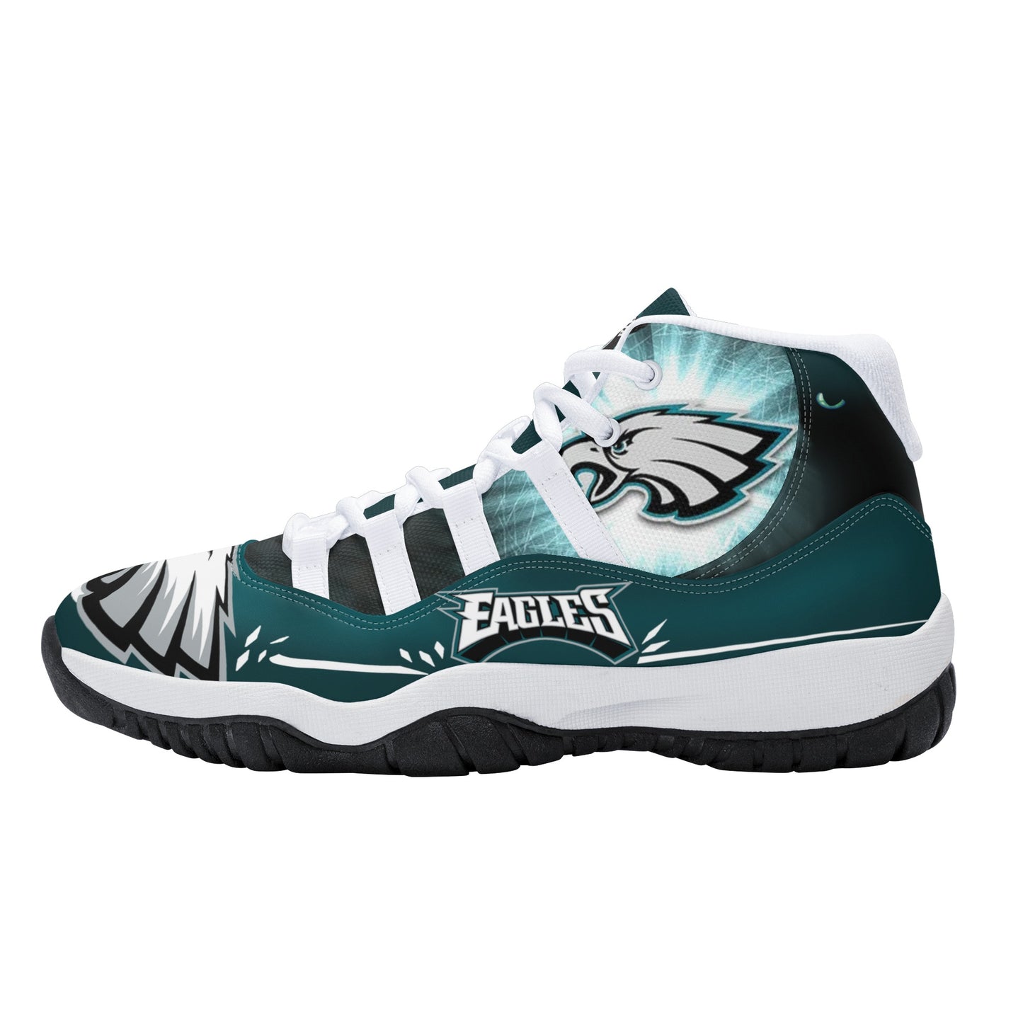 Mens High Top Retro Basketball Sneakers - Canvas Graffitti