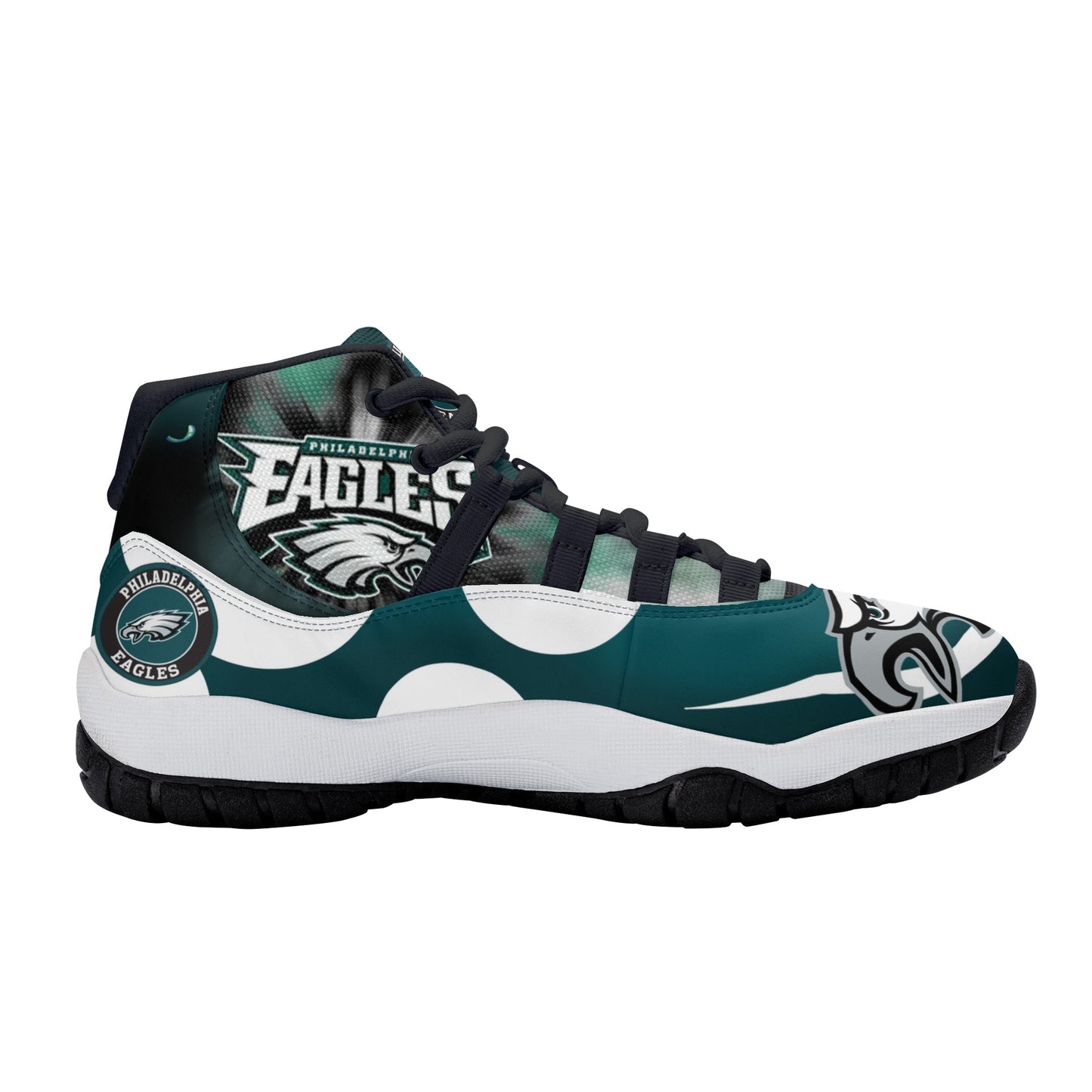 Mens High Top Retro Basketball Sneakers - Canvas Graffitti