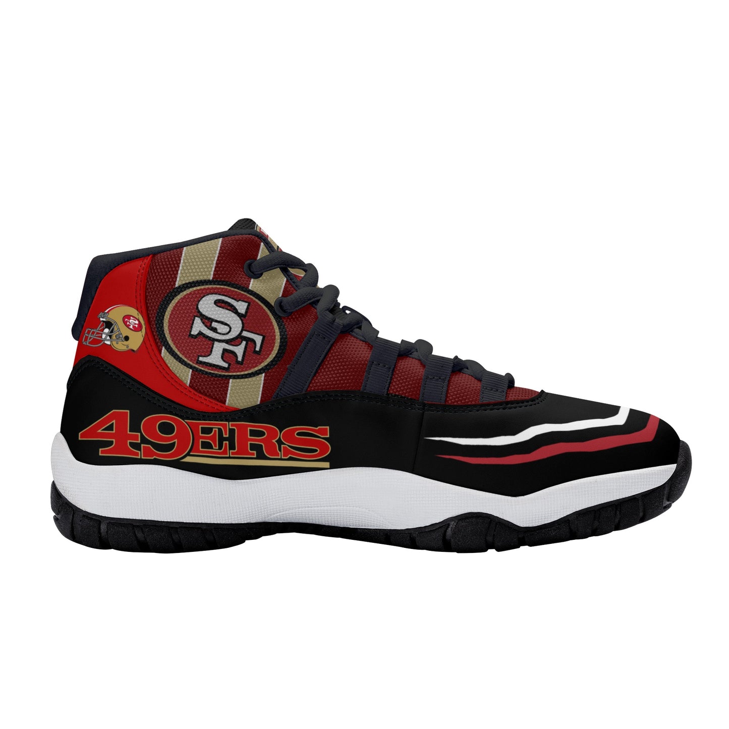 Mens High Top Retro Basketball Sneakers - Canvas Graffitti