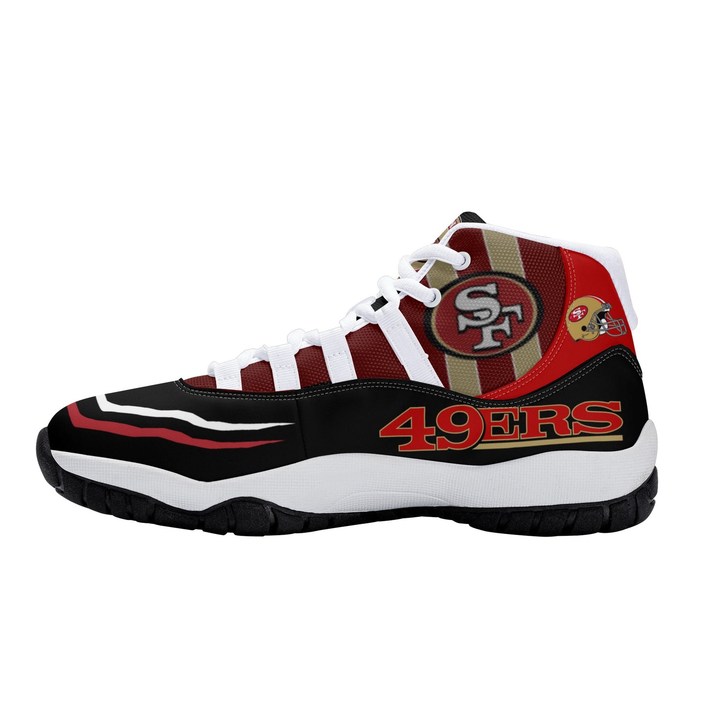 Mens High Top Retro Basketball Sneakers - Canvas Graffitti