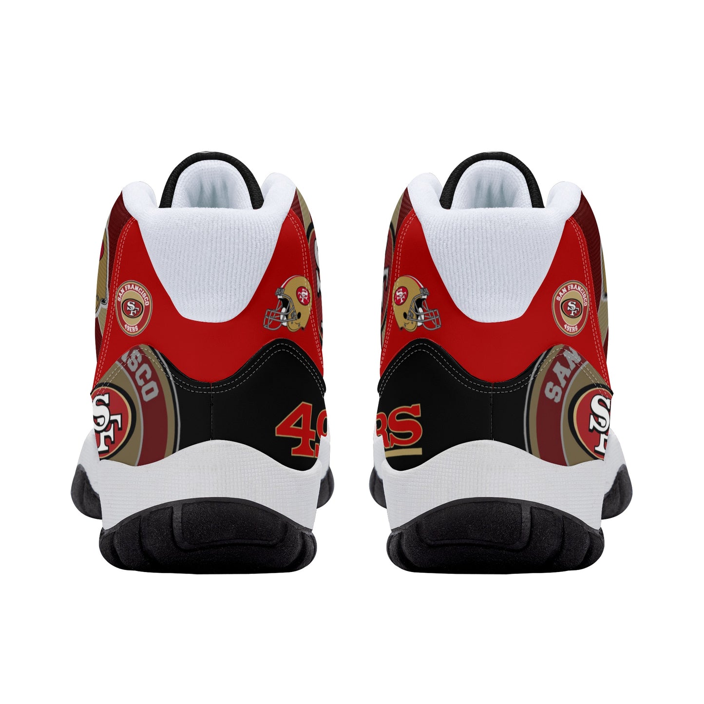 Mens High Top Retro Basketball Sneakers - Canvas Graffitti