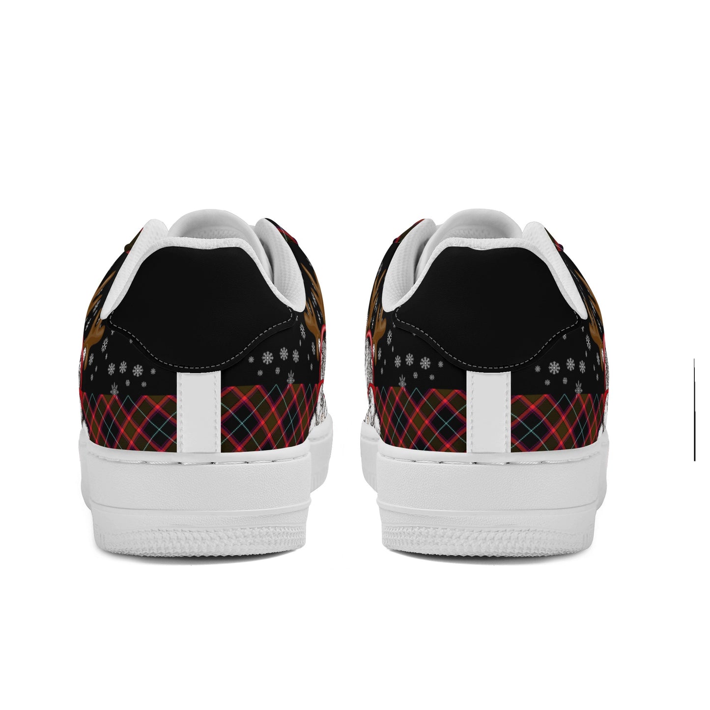Womens New Design Low Top Leather Shoes - Canvas Graffitti