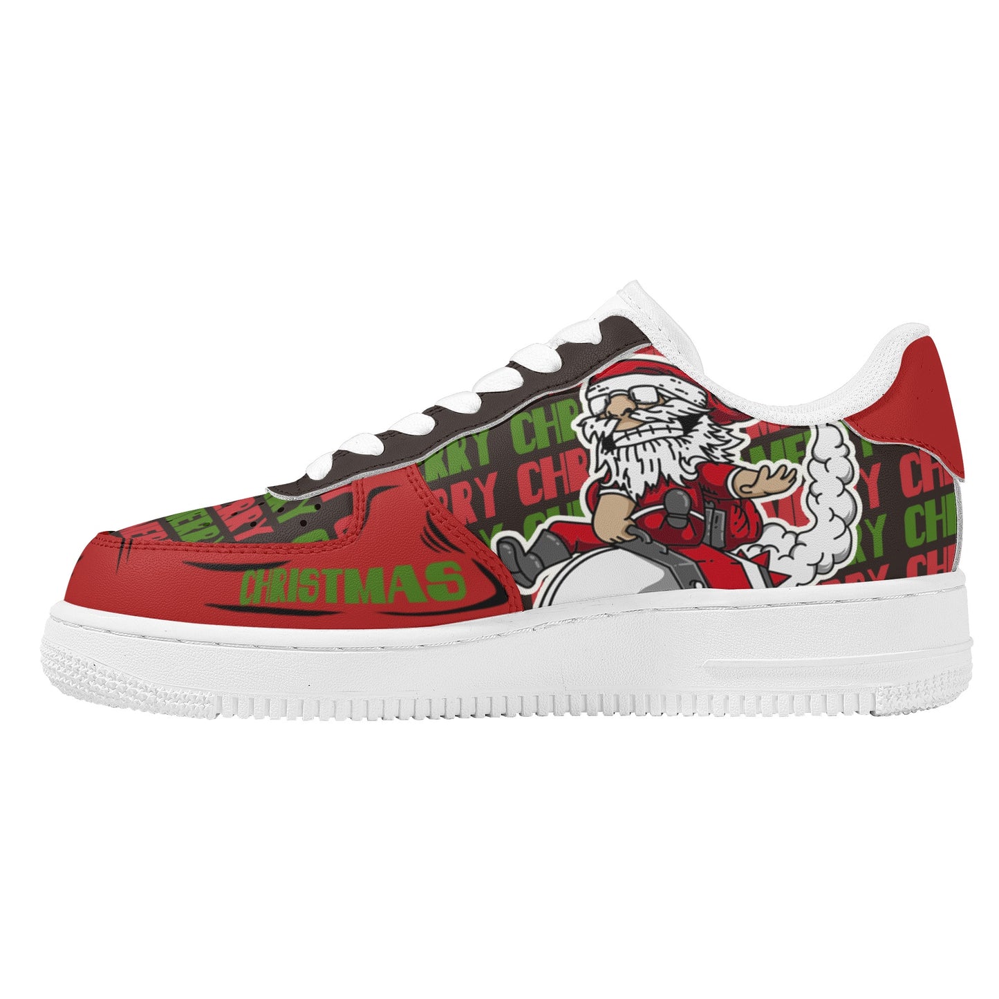 Womens New Design Low Top Leather Shoes - Canvas Graffitti
