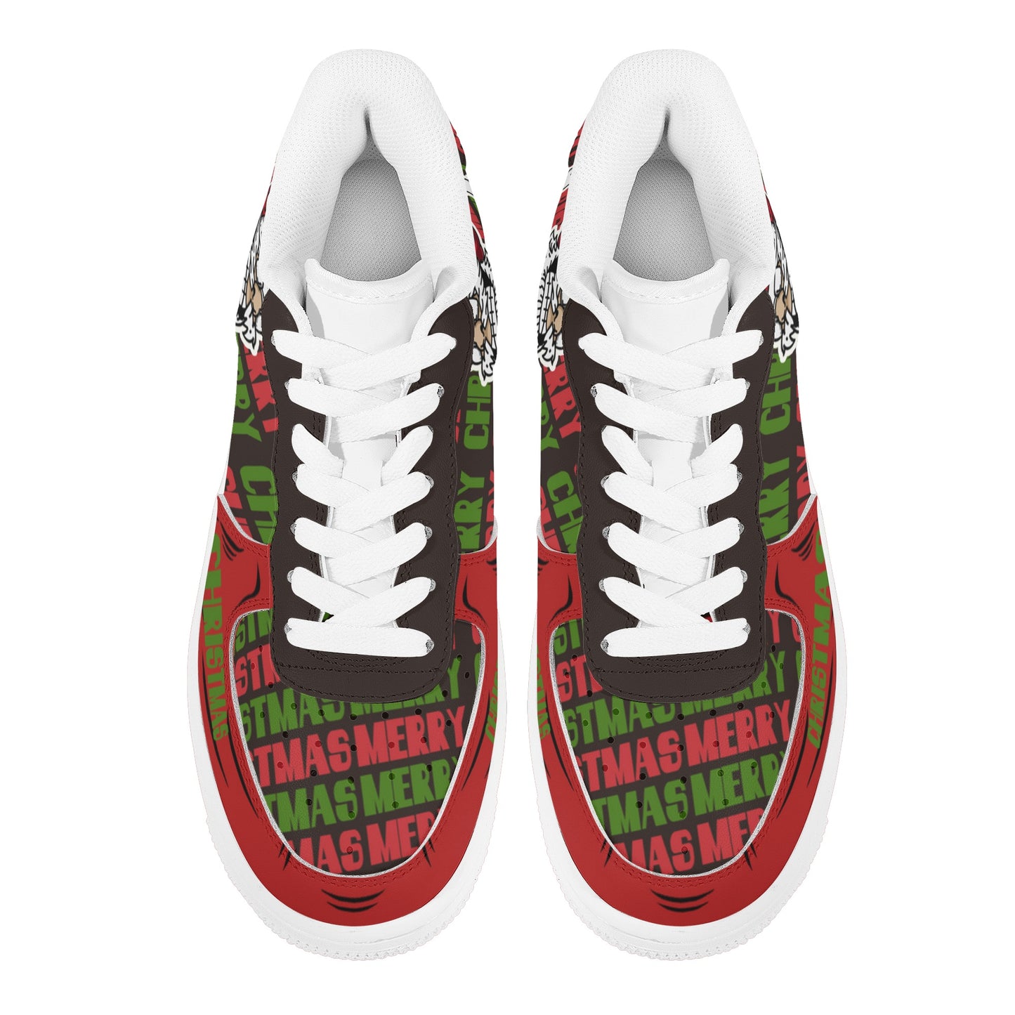 Womens New Design Low Top Leather Shoes - Canvas Graffitti