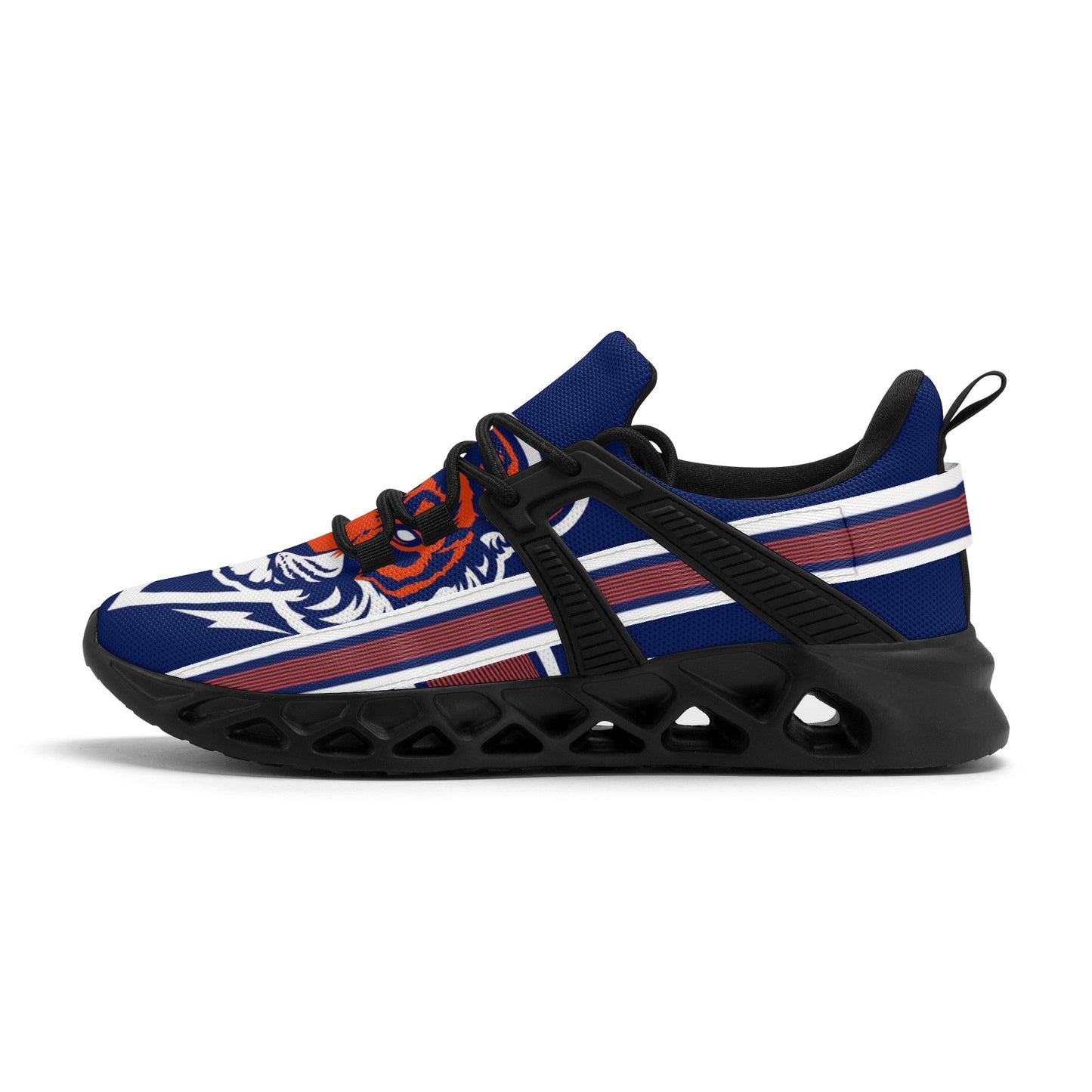 Mens New Elastic Sport Sneakers - Canvas Graffitti