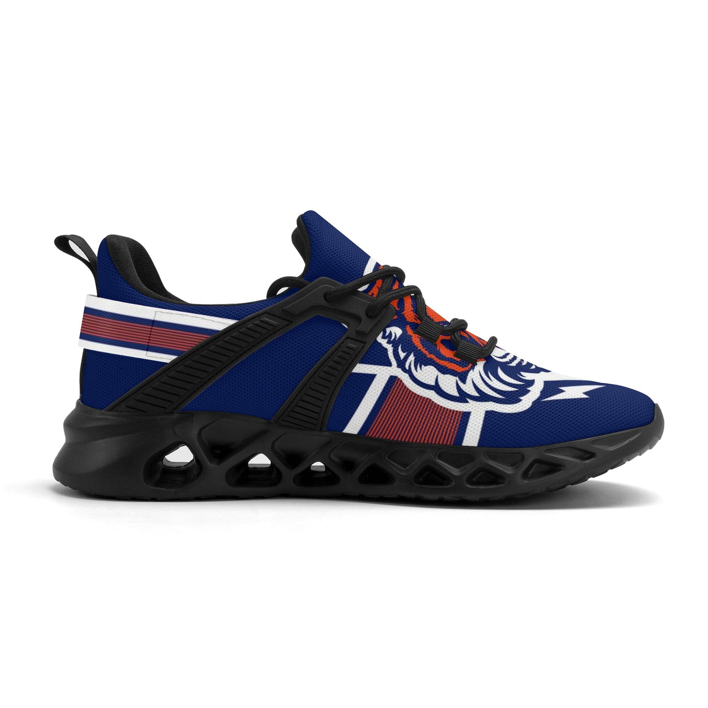 Mens New Elastic Sport Sneakers - Canvas Graffitti