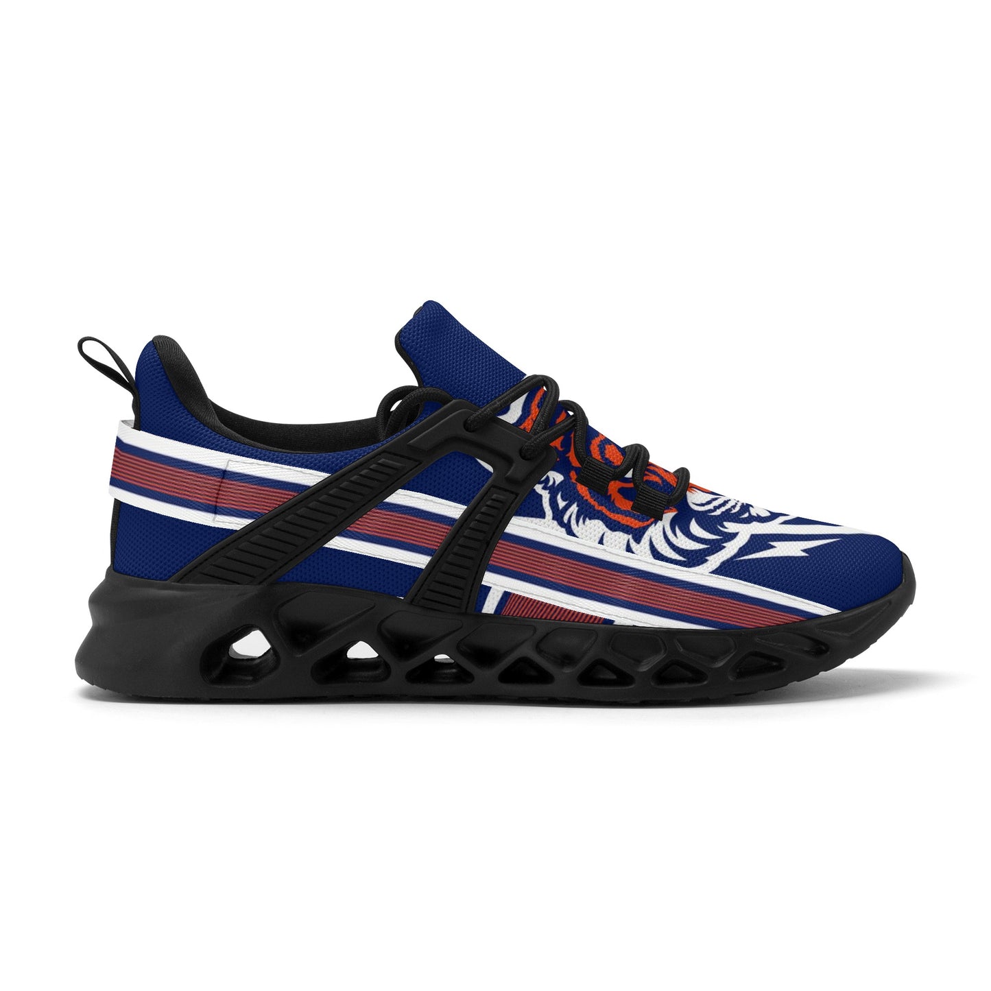 Mens New Elastic Sport Sneakers - Canvas Graffitti