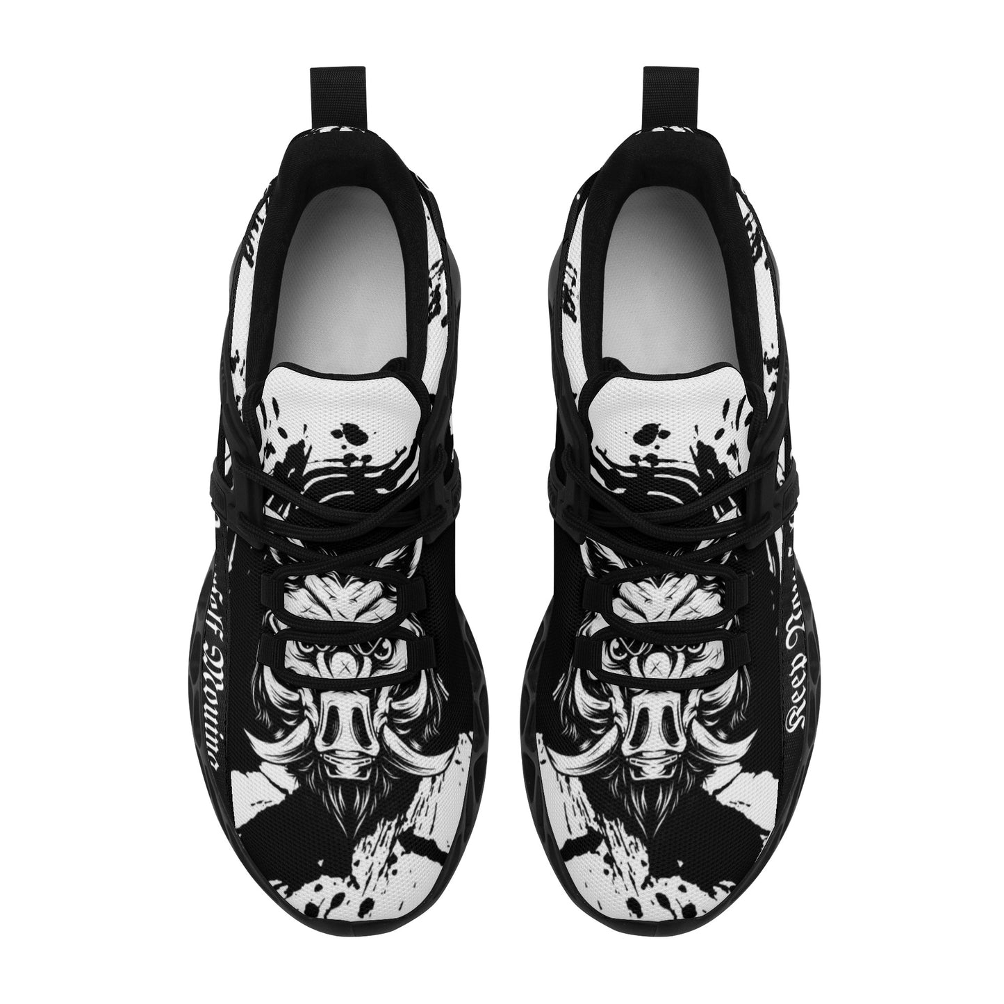 Mens New Elastic Sport Sneakers - Canvas Graffitti