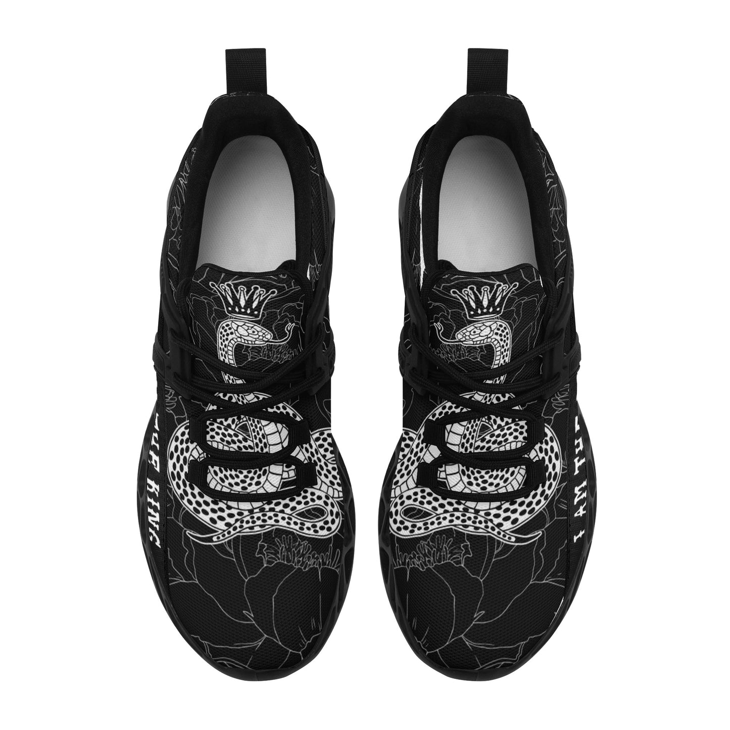 Mens New Elastic Sport Sneakers - Canvas Graffitti