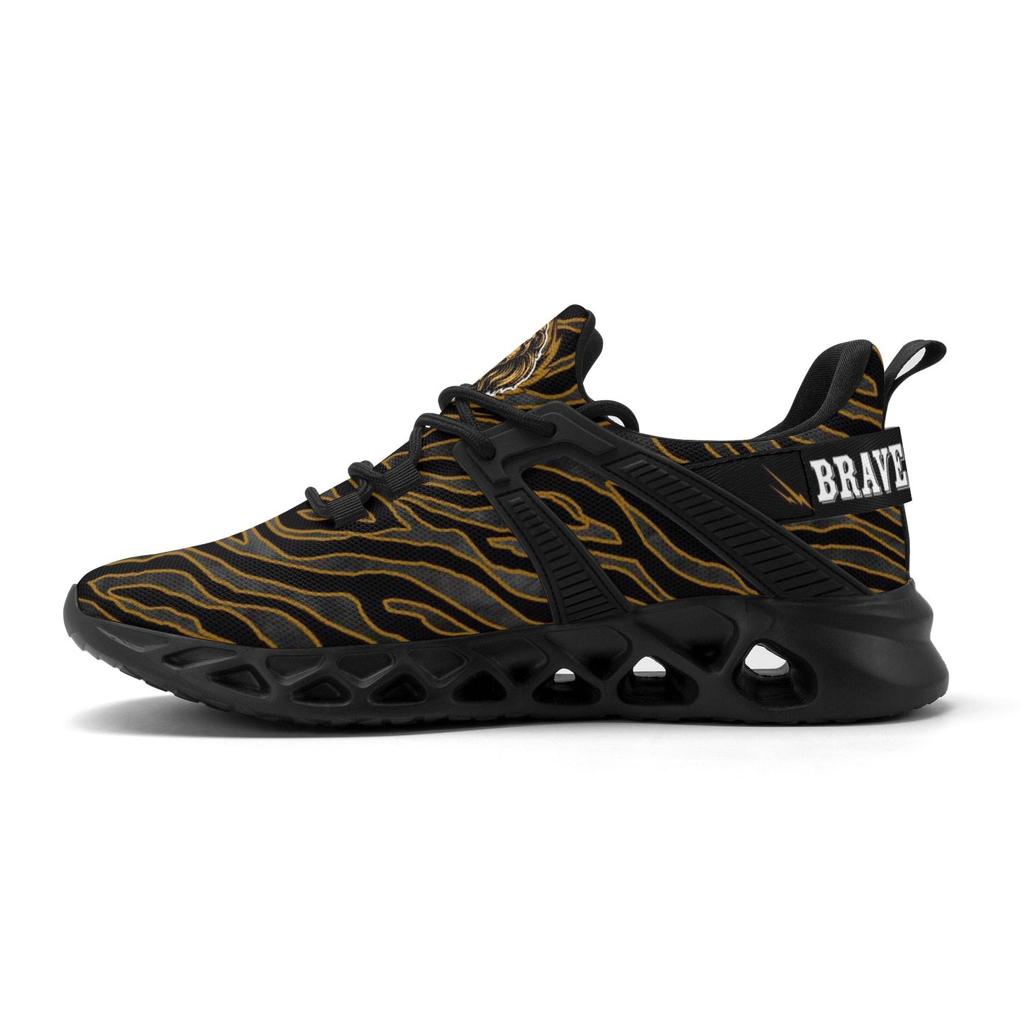 Mens New Elastic Sport Sneakers - Canvas Graffitti
