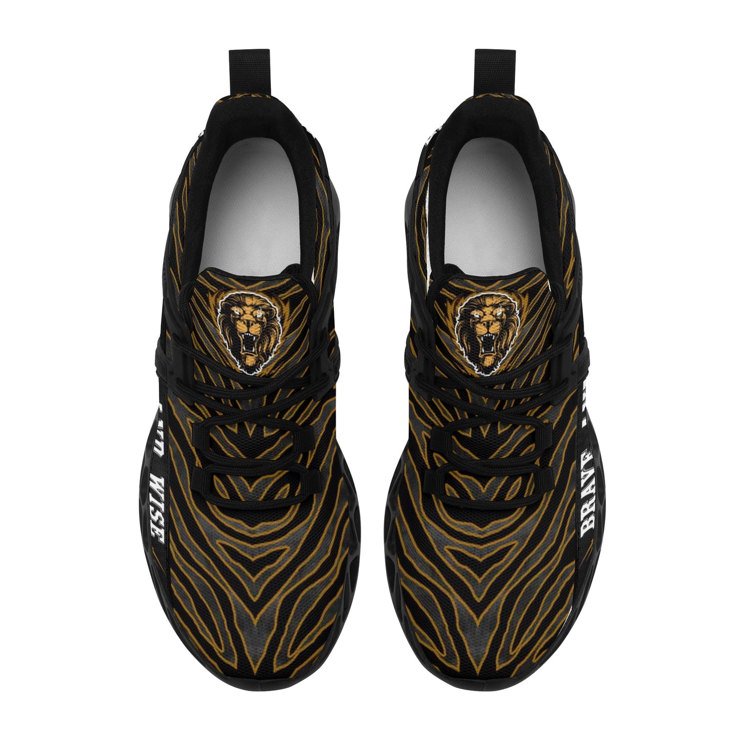 Mens New Elastic Sport Sneakers - Canvas Graffitti