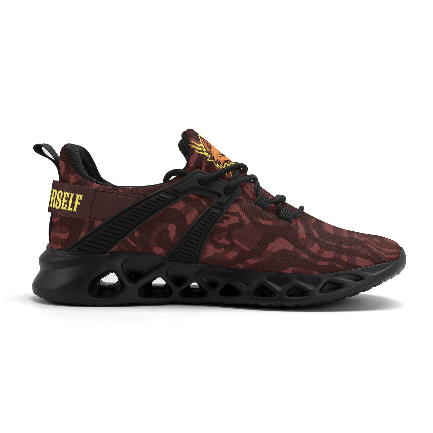 Mens New Elastic Sport Sneakers - Canvas Graffitti