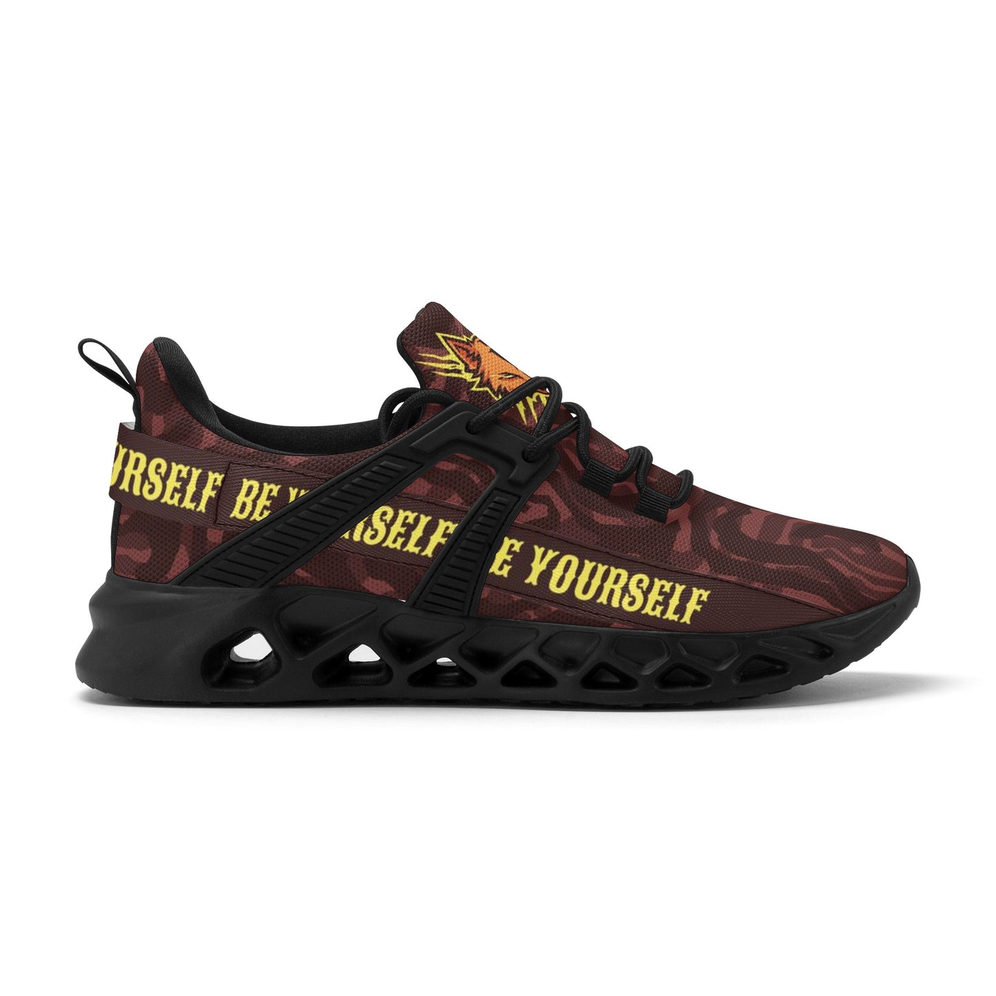 Mens New Elastic Sport Sneakers - Canvas Graffitti