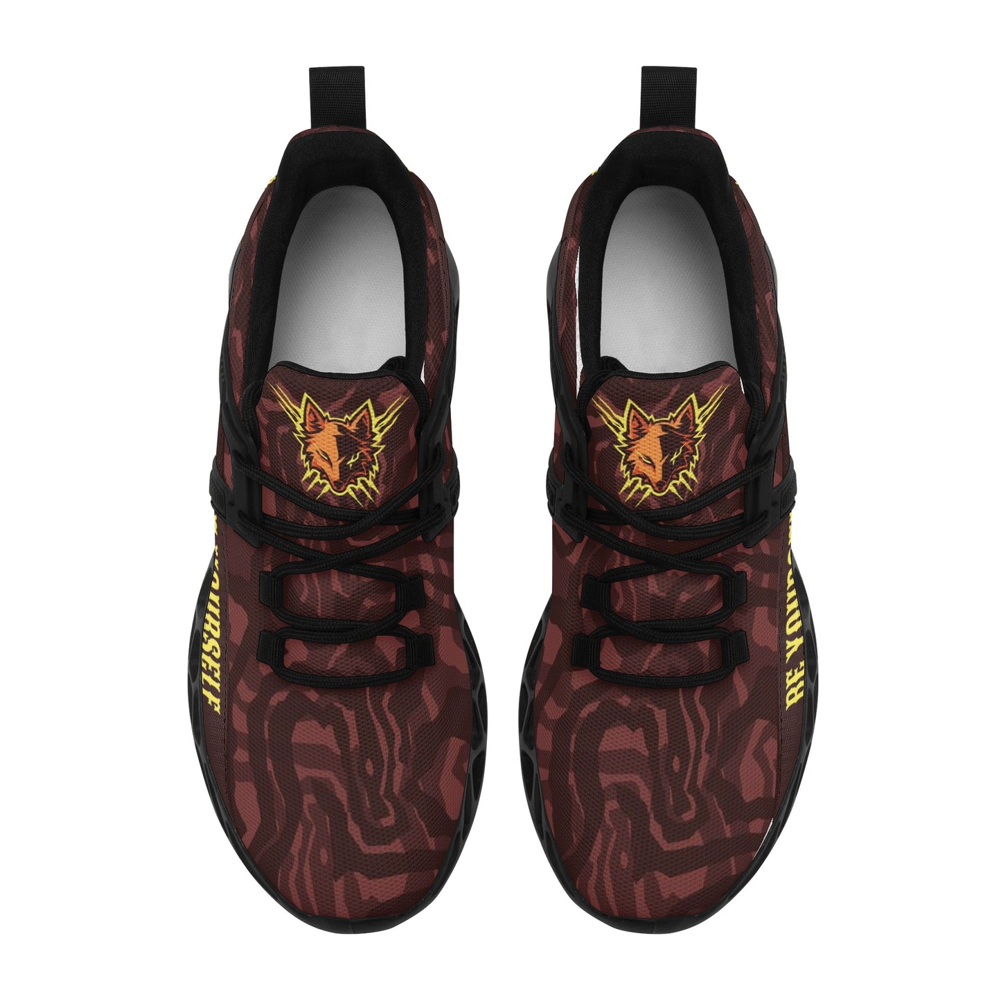Mens New Elastic Sport Sneakers - Canvas Graffitti