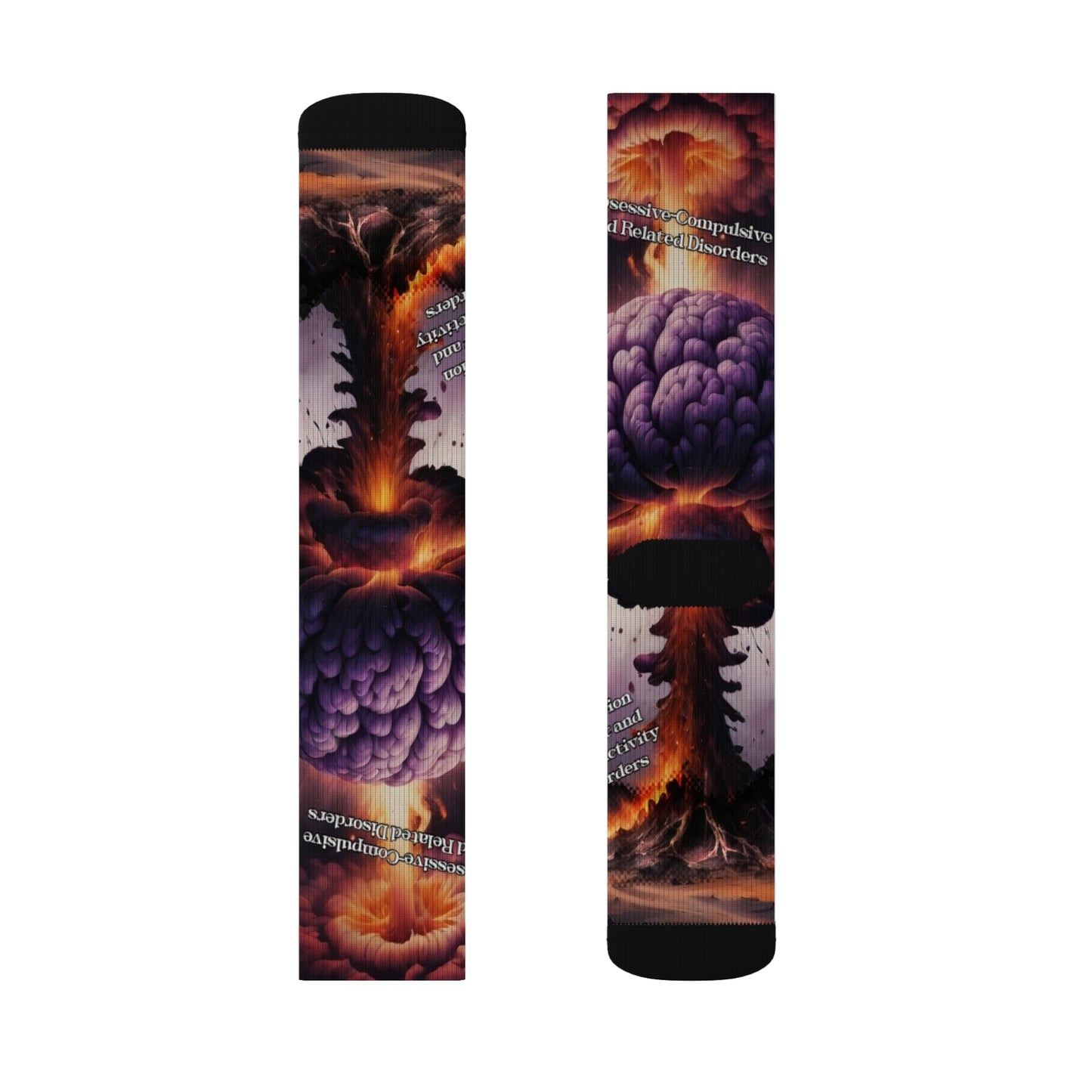 mental health Sublimation Socks Printify