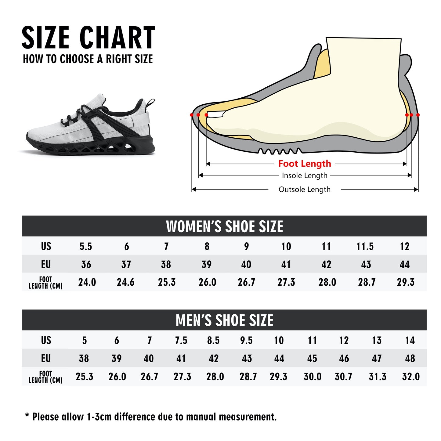 Mens New Elastic Sport Sneakers - Canvas Graffitti