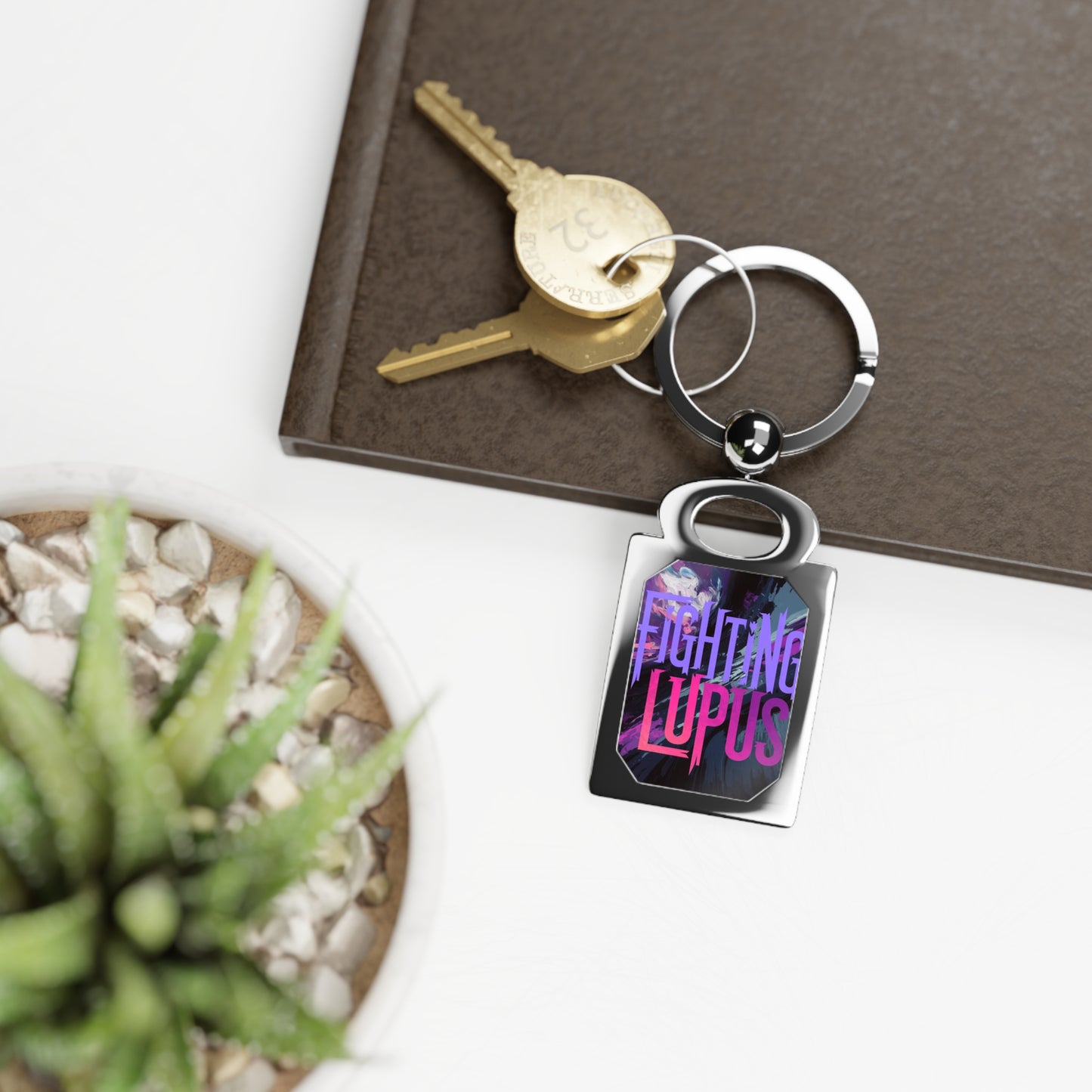 lupus key ring Printify