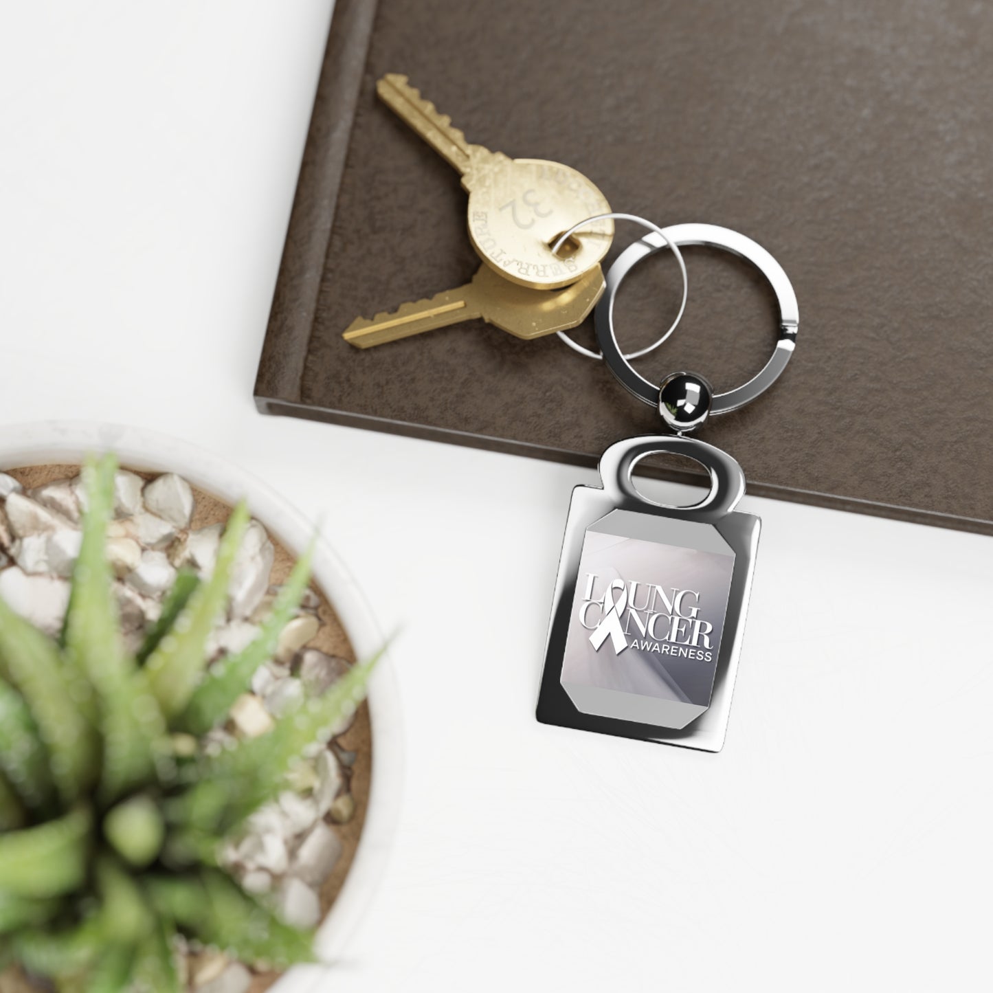lung cancer #2 key ring Printify