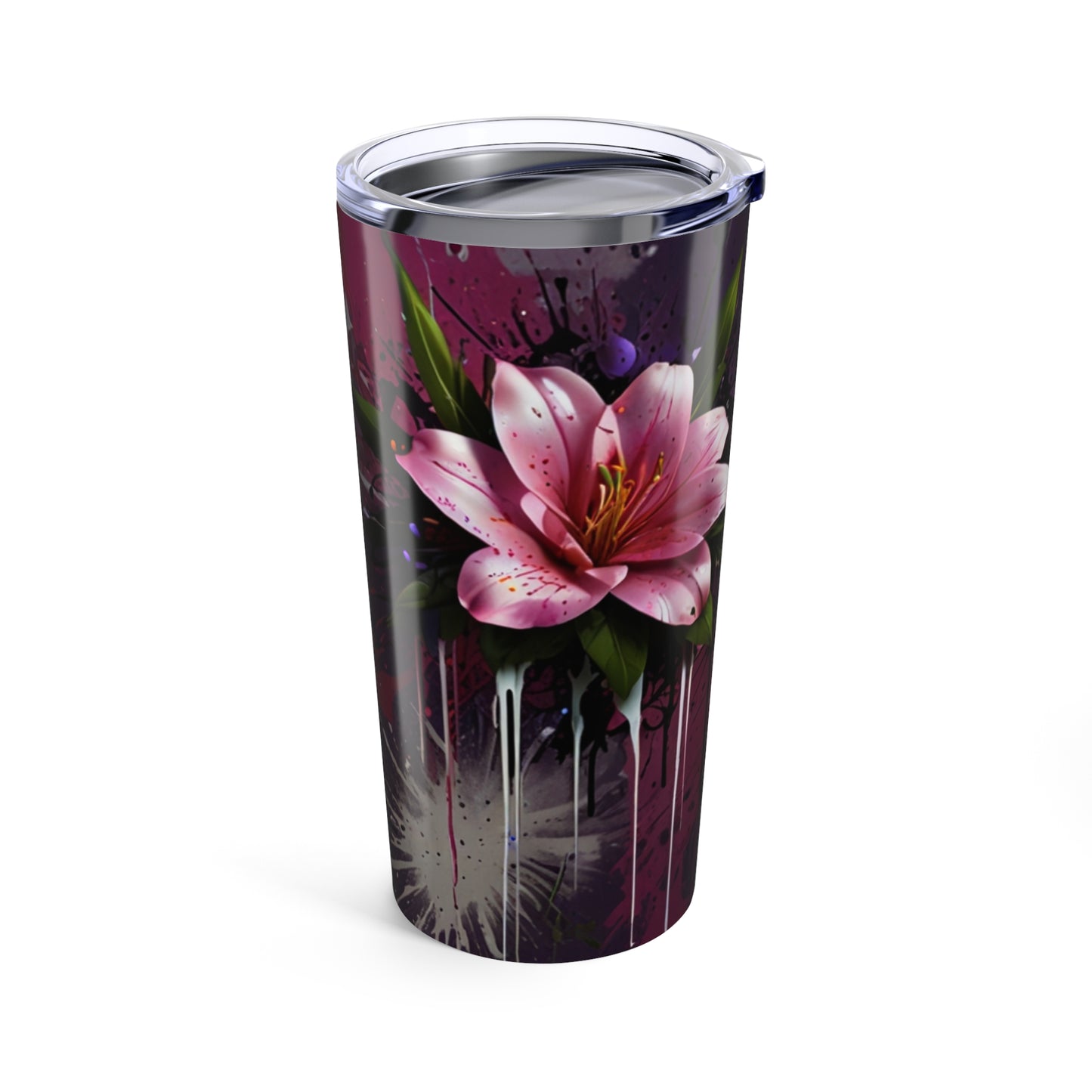 flower design Tumbler 20oz Printify