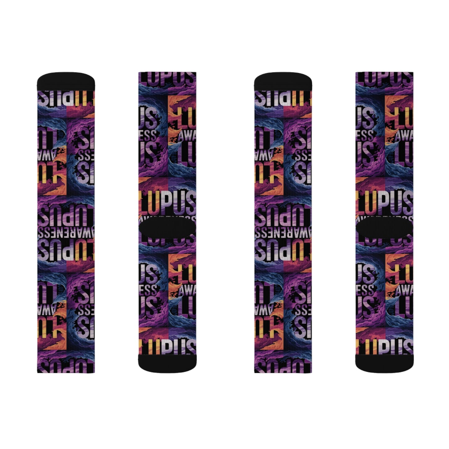 LUPUS Sublimation Socks Printify