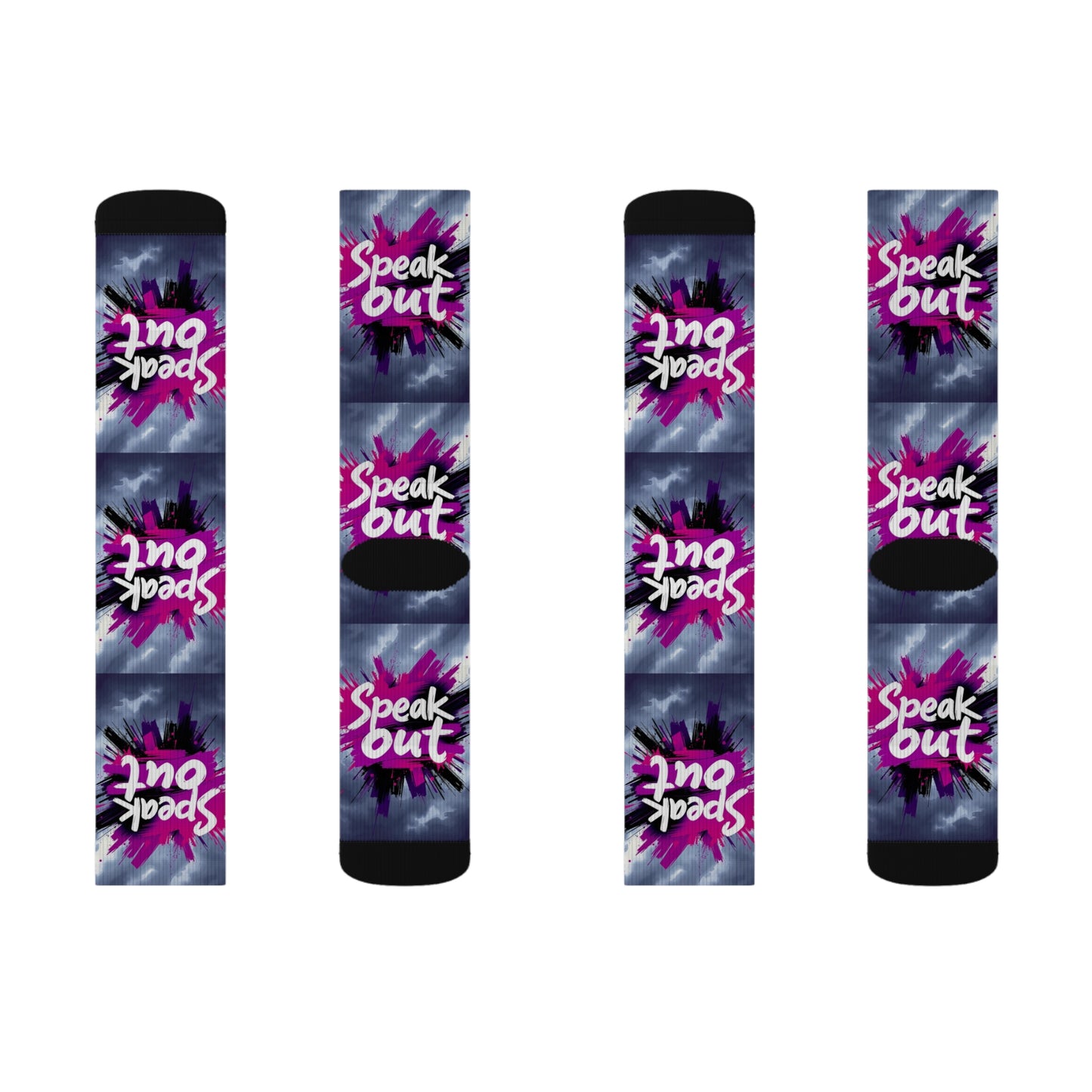domestic violence Socks Printify