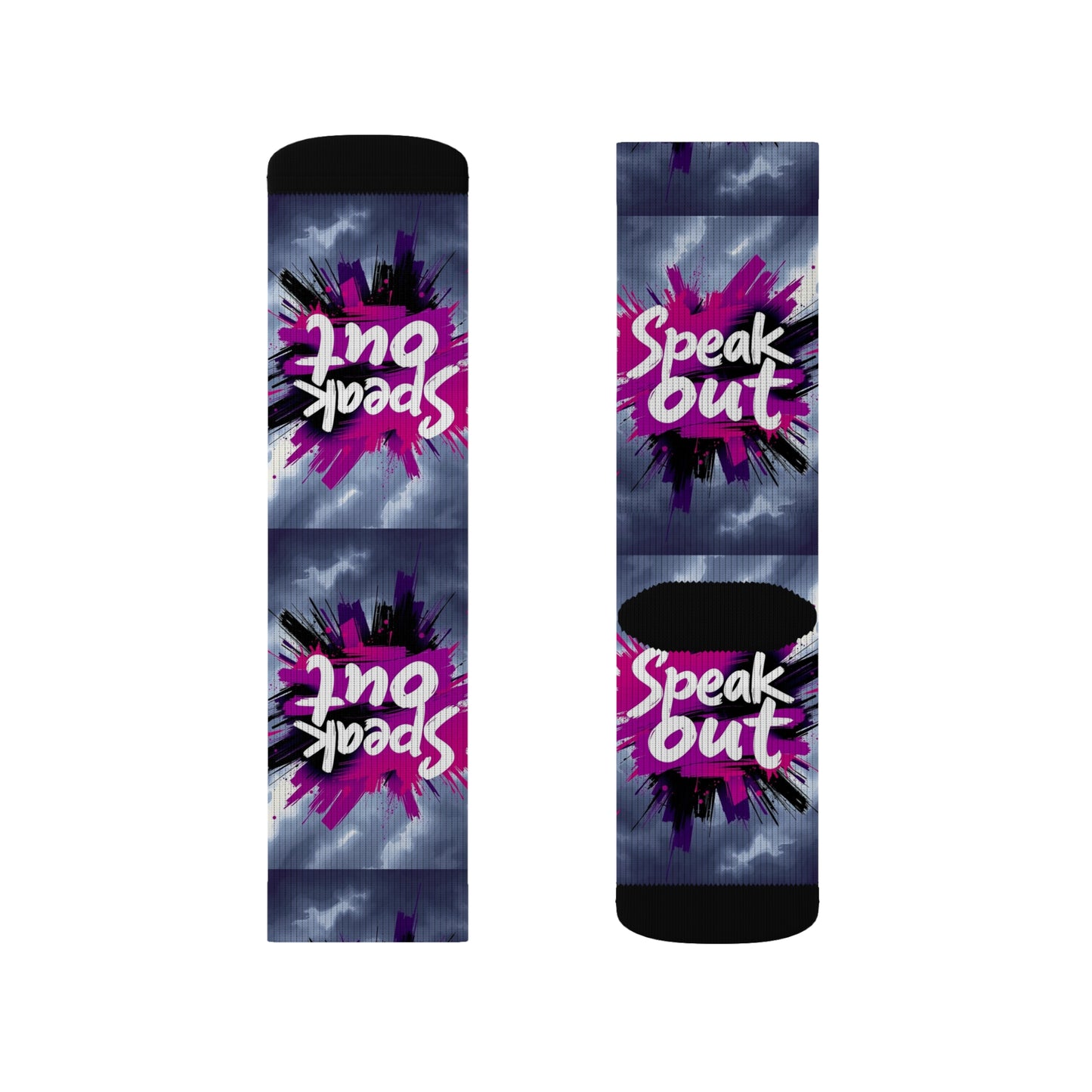domestic violence Socks Printify