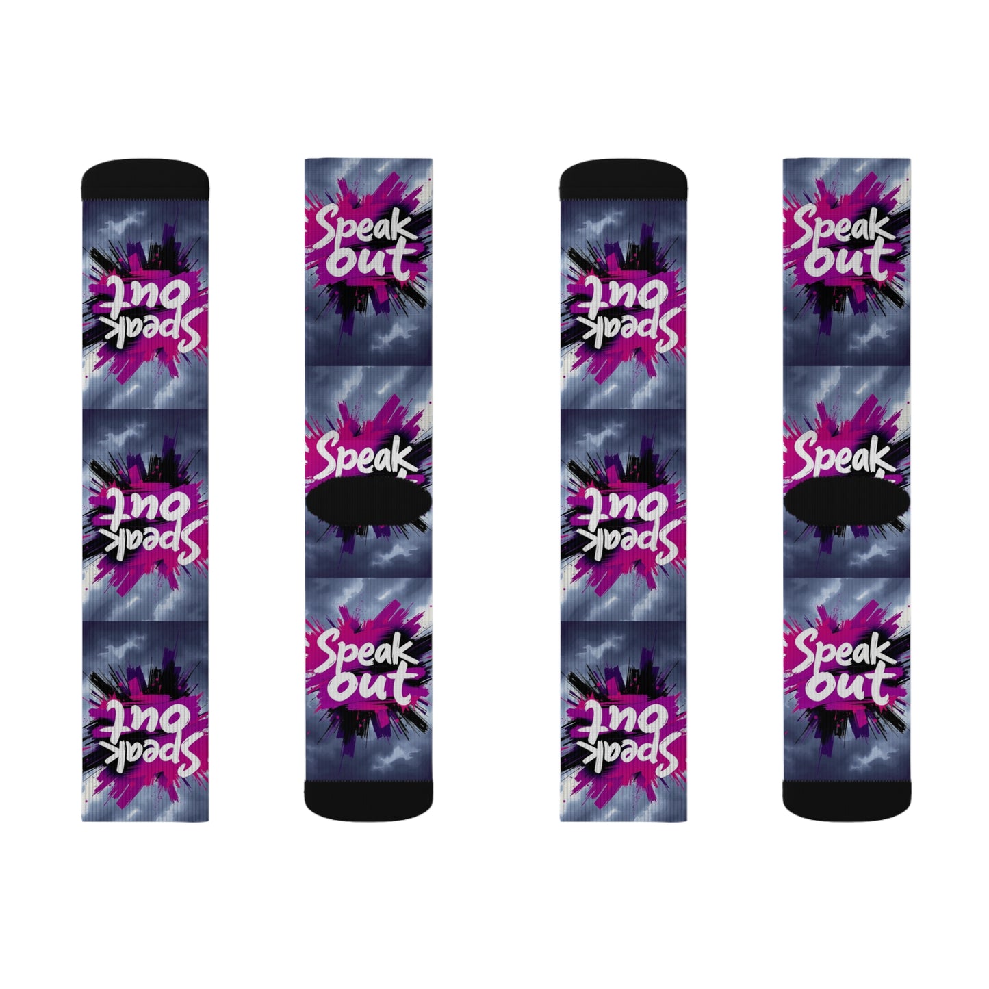 domestic violence Socks Printify