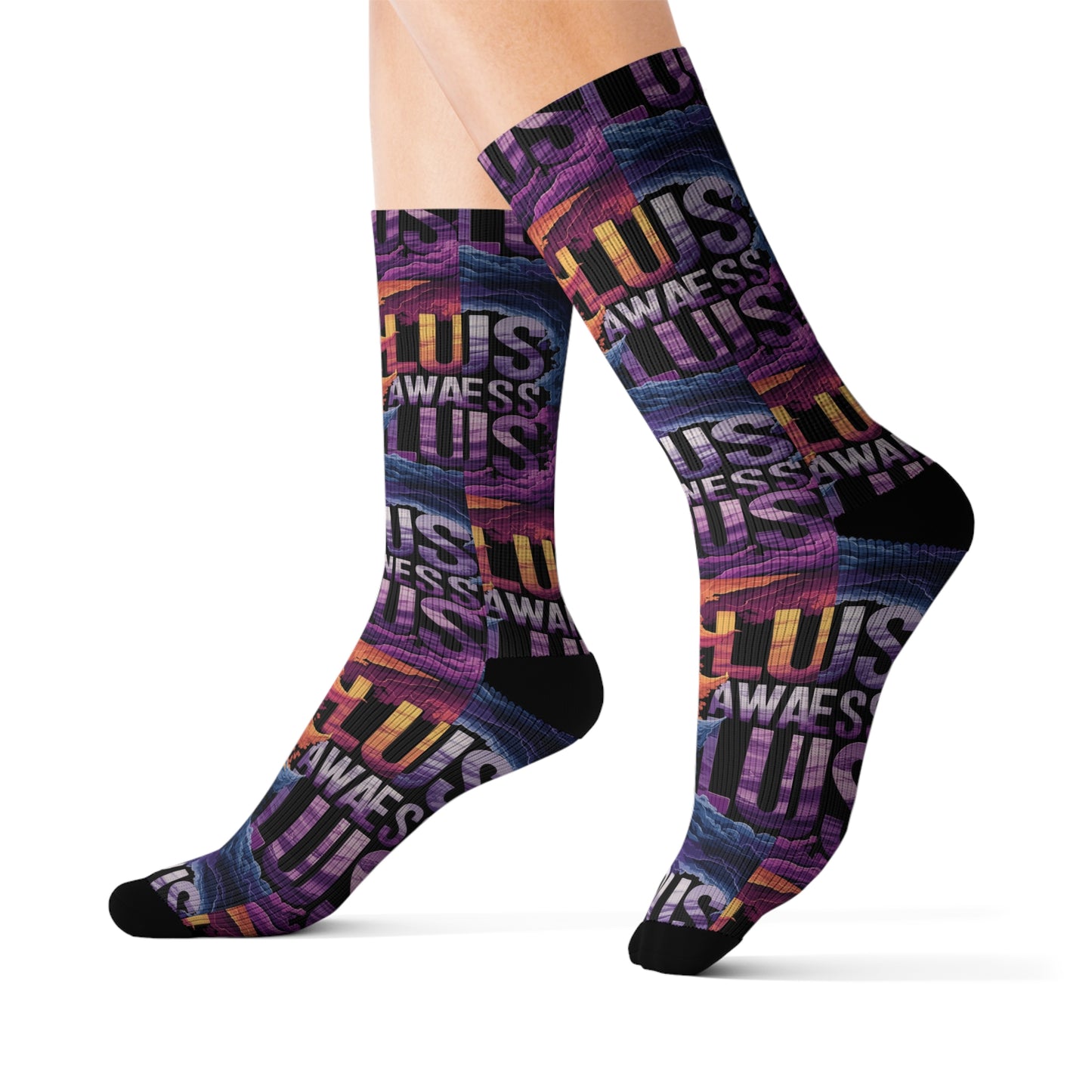 LUPUS Sublimation Socks Printify