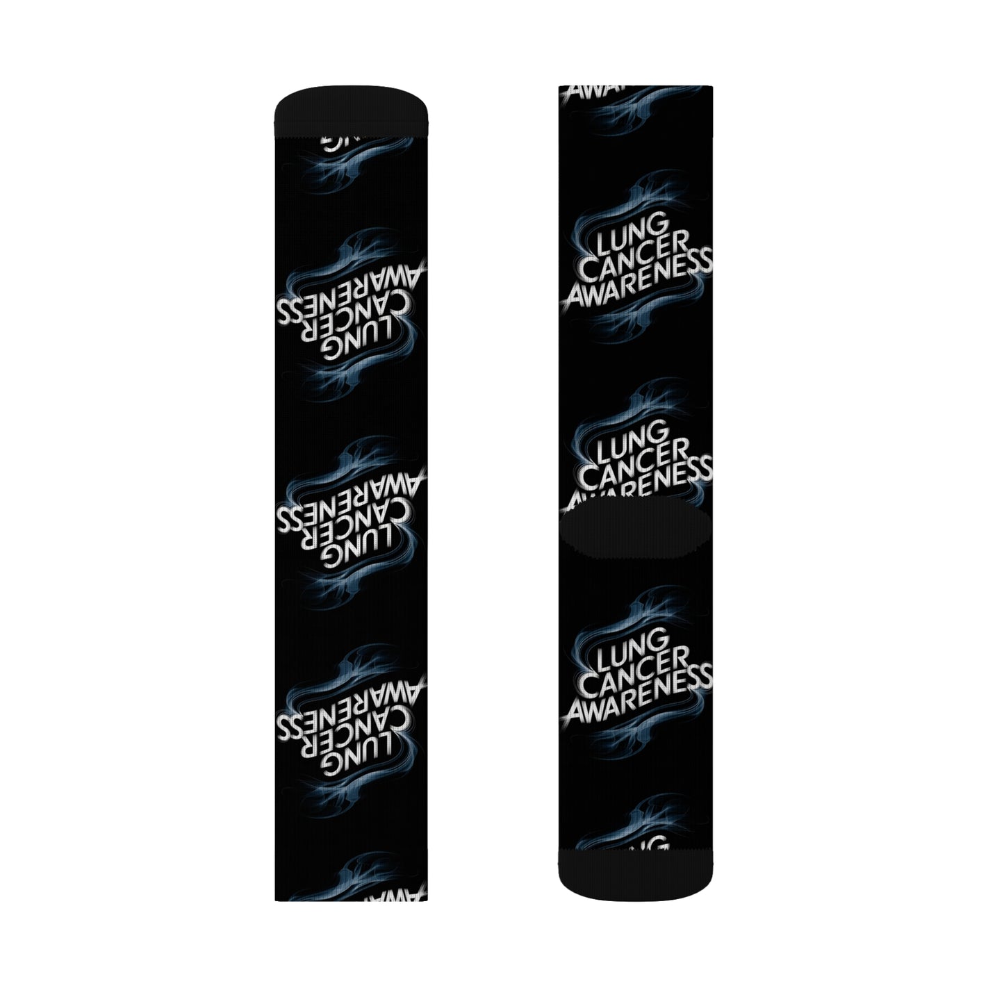 lung cancer awareness #2 Sublimation Socks Printify